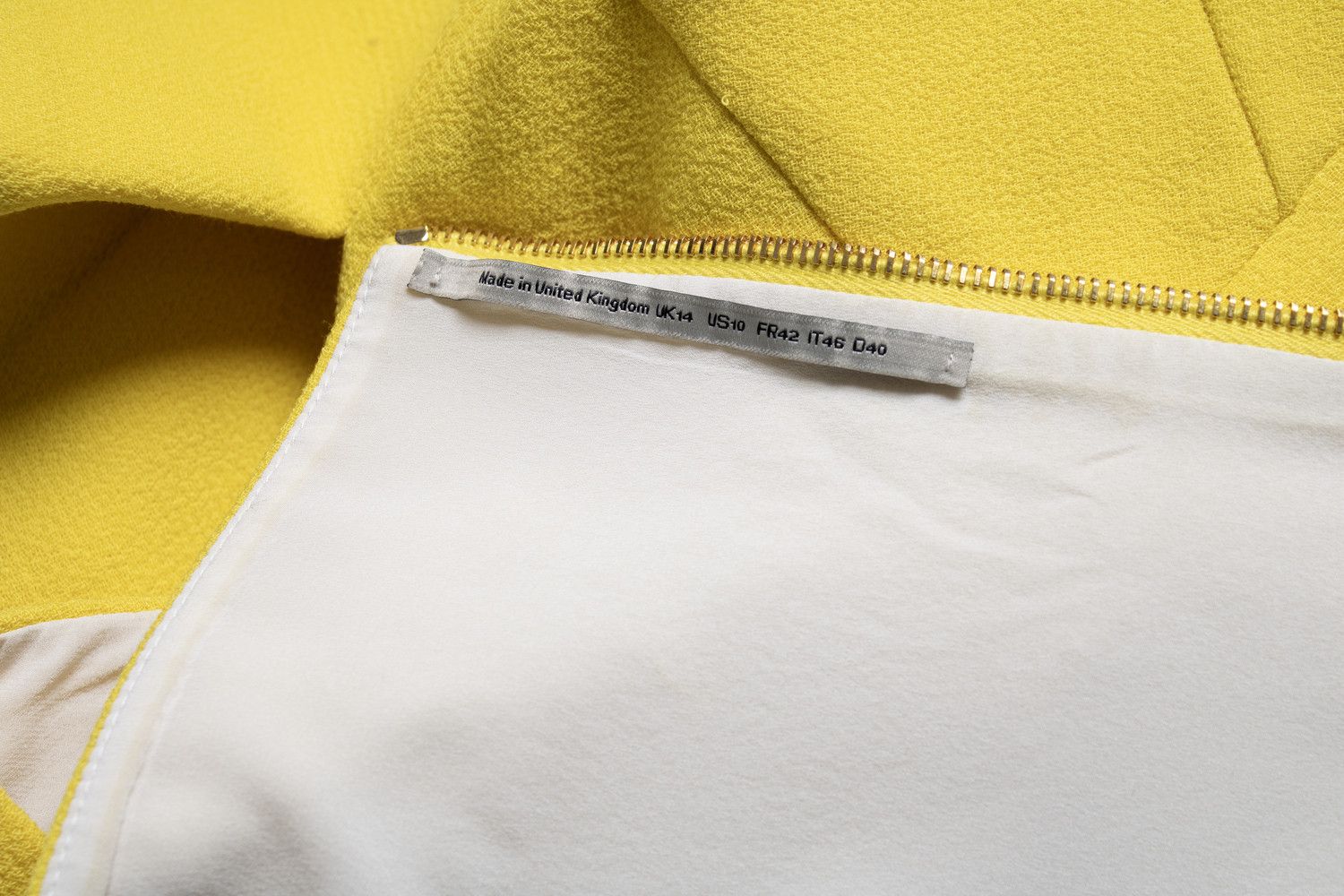 Roland Mouret Roland Mouret, Sleeves maxi dress in yellow Size L / US 10 / IT 46 - 5 Thumbnail