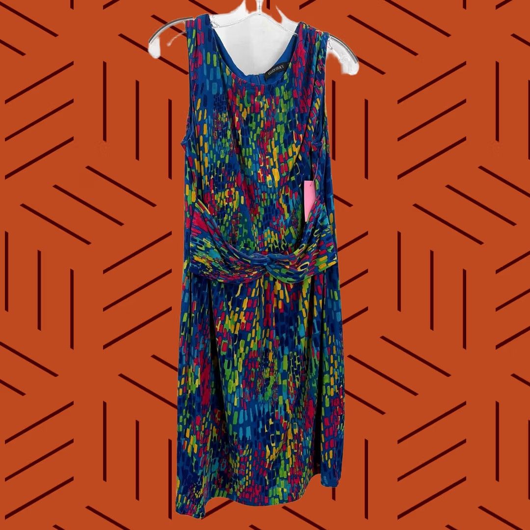 Ellen Tracy Ellen Tracy Sleeveless Midi Dress Size 12 Blue Pre-Owned Size XL / US 12-14 / IT 48-50 - 1 Thumbnail