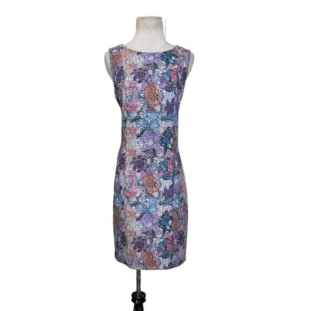 H&M H&M colorful floral sleeveless sheath mini dress size 12 Size XL / US 12-14 / IT 48-50 - 1 Thumbnail