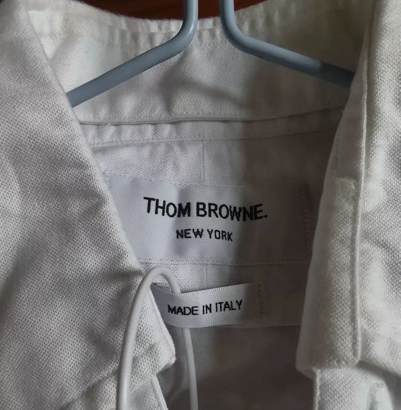Thom Browne Thom Browne White long-sleeved shirt Size US XS / EU 42 / 0 - 4 Thumbnail