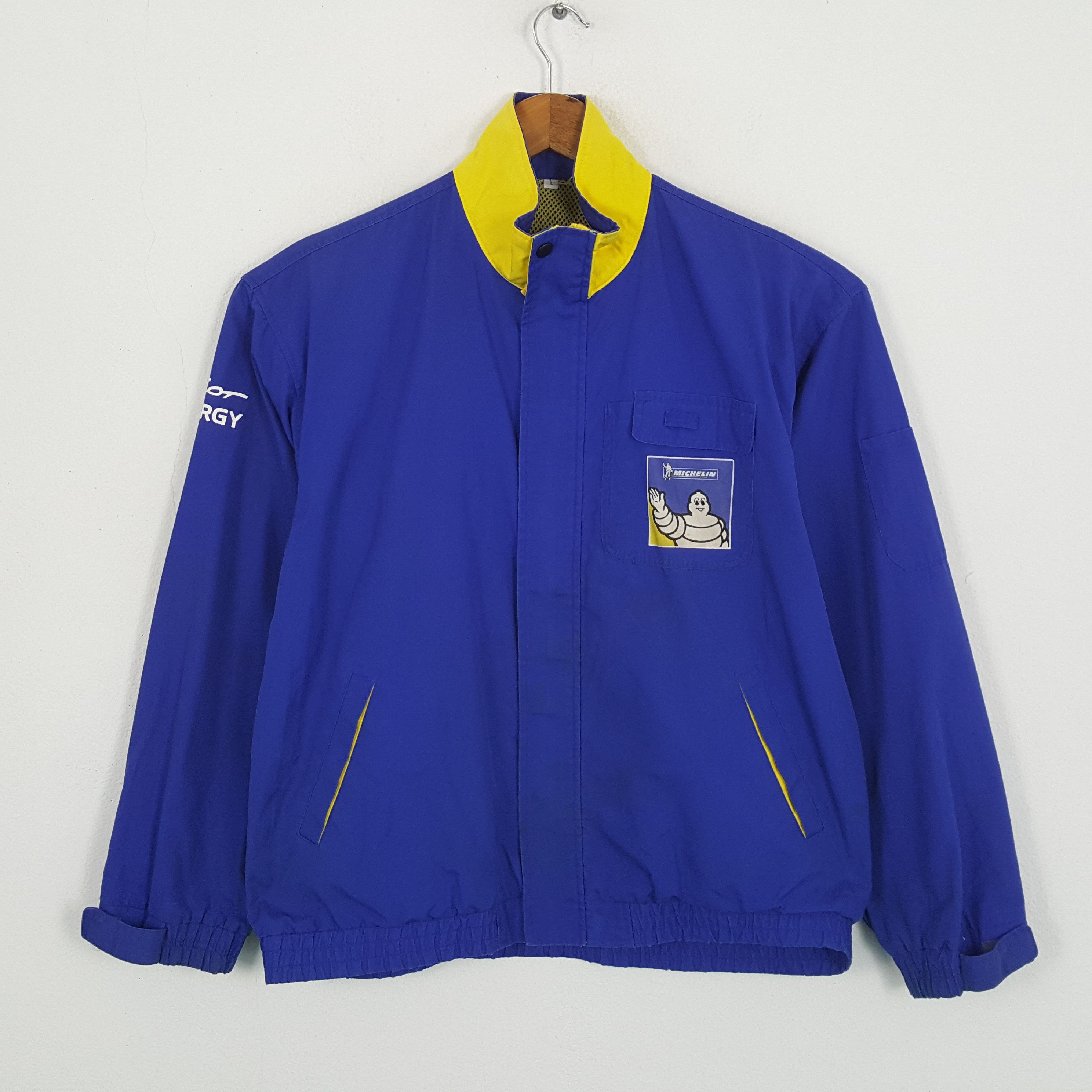 Vintage Vintage MICHELIN Racing Team Formula One Jacket Size US L / EU 52-54 / 3 - 3 Thumbnail
