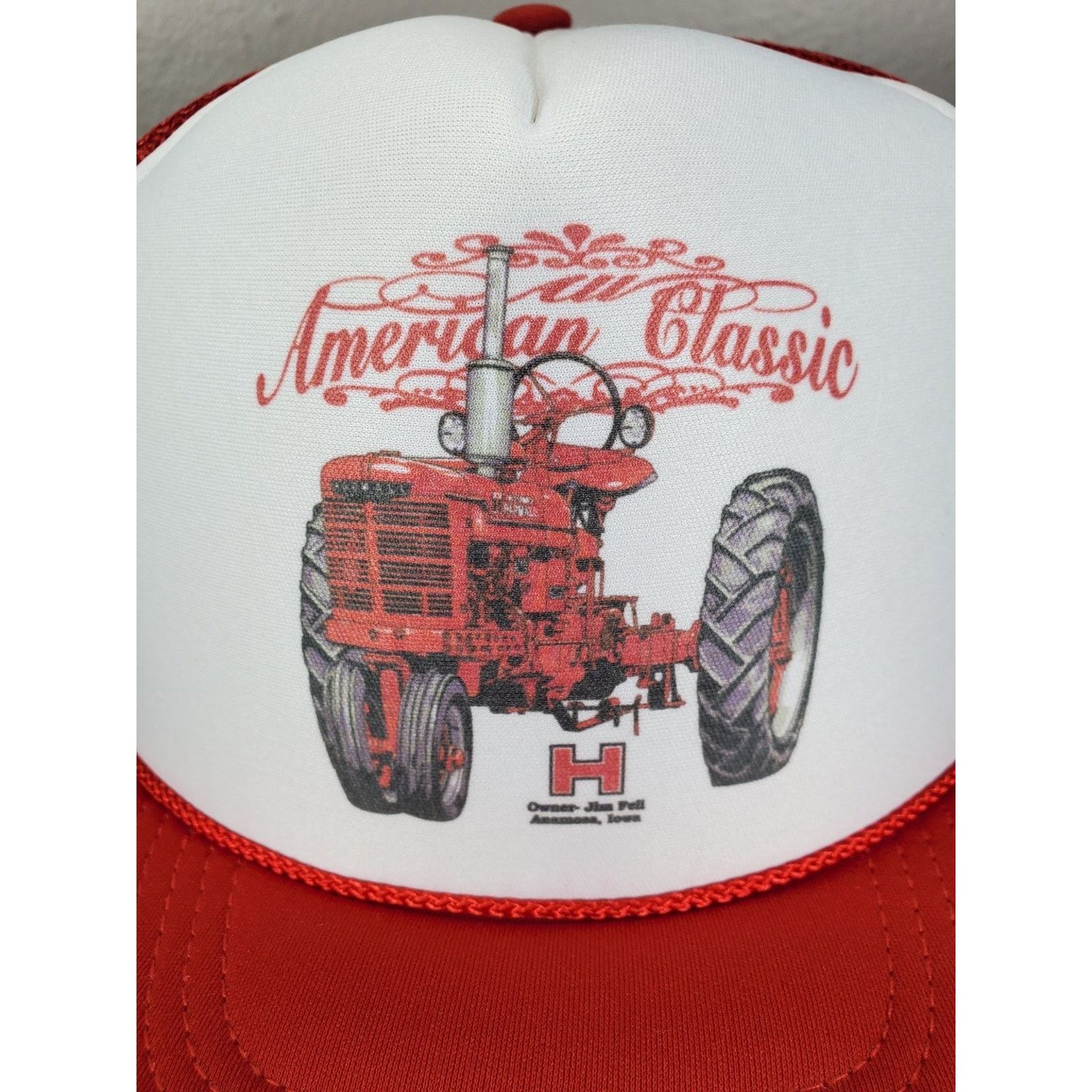 Vintage Mcormick Famall Tractor American Classic Trucker Hat Cap Ag Size ONE SIZE - 4 Thumbnail
