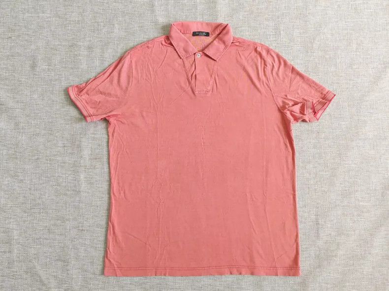 Loro Piana LORO PIANA Short-sleeved silk polo shirt Size US XXL / EU 58 / 5 - 1 Thumbnail