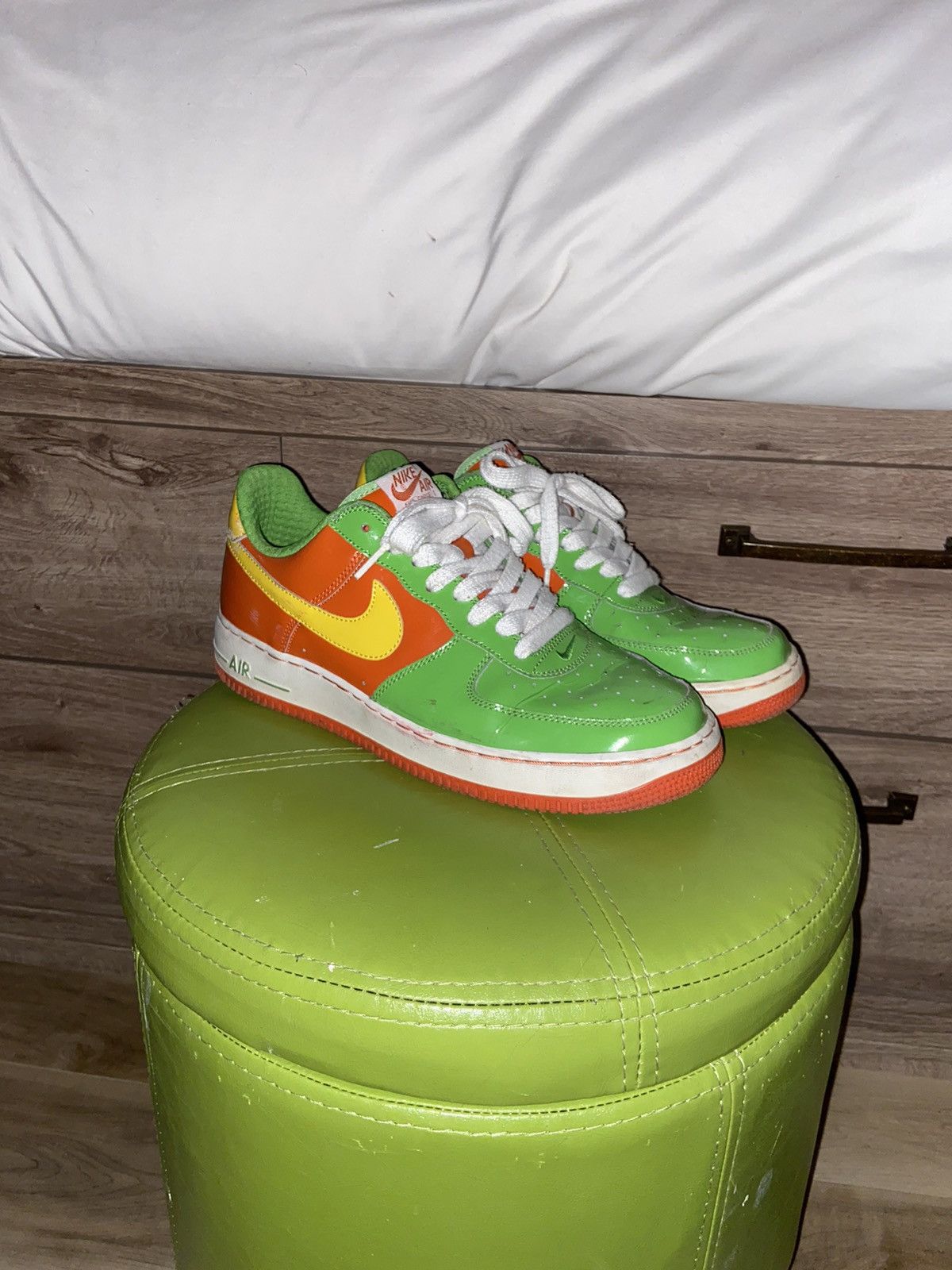 Nike Nike af1 Citrus 2006 Size US 10.5 / EU 43-44 - 1 Thumbnail