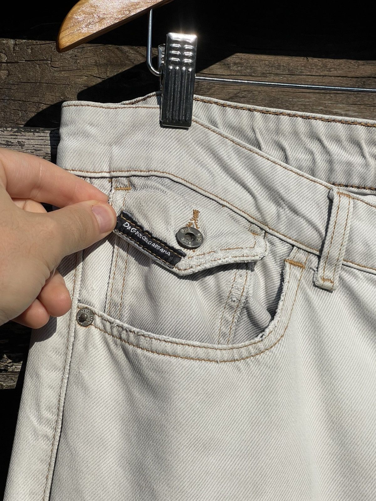Dolce & Gabbana Y2K Dolce & Gabbana grey jeans Vintage Size US 34 / EU 50 - 11 Thumbnail