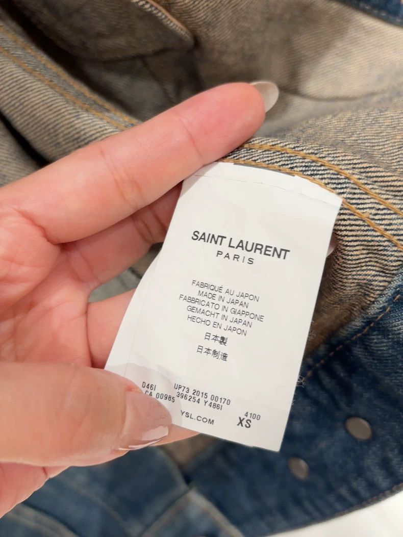Saint Laurent Paris Saint Laurent Paris Denim top-2508 Size US XS / EU 42 / 0 - 4 Thumbnail