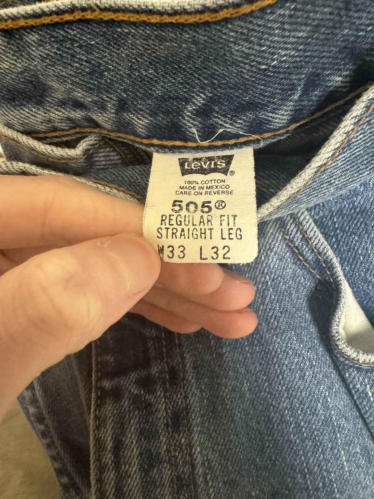 Levi's Vintage Levis 505s Size US 32 / EU 48 - 3 Thumbnail