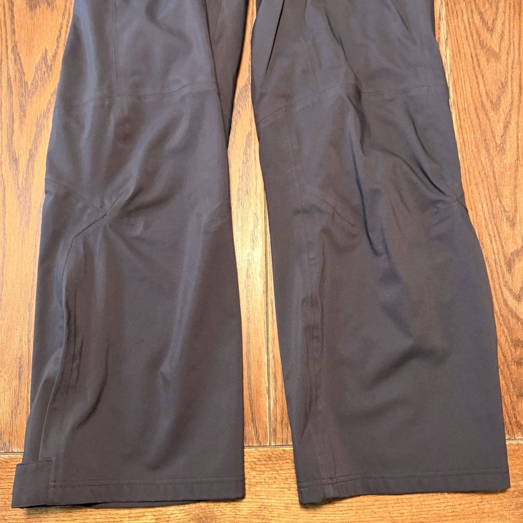 Nike VTG 90s NIKE Track Pants Mens XXL Black Nylon Zip Pockets Adjustable 920220 KL4 Size US 39 - 2 Thumbnail
