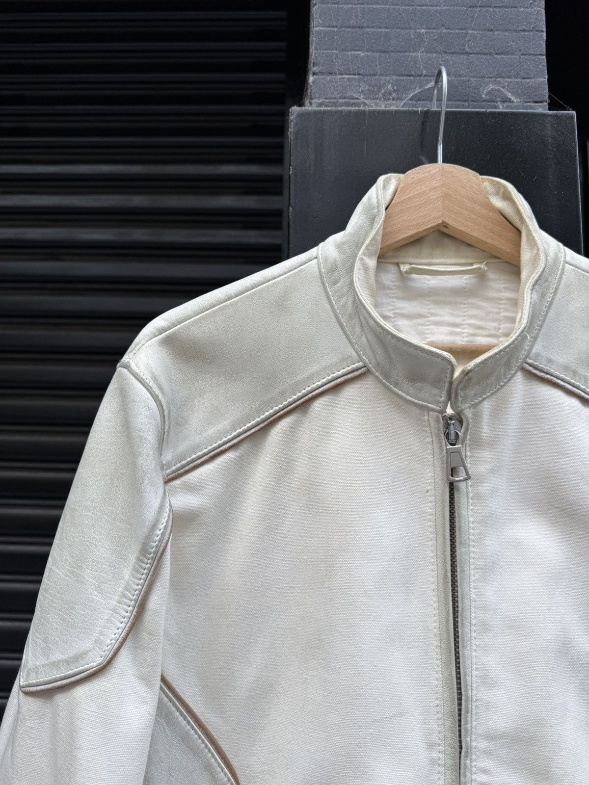 Maison Margiela Maison Martin Margiela SS05 Distressed Leather Biker Jacket Size US M / EU 48-50 / 2 - 2 Thumbnail