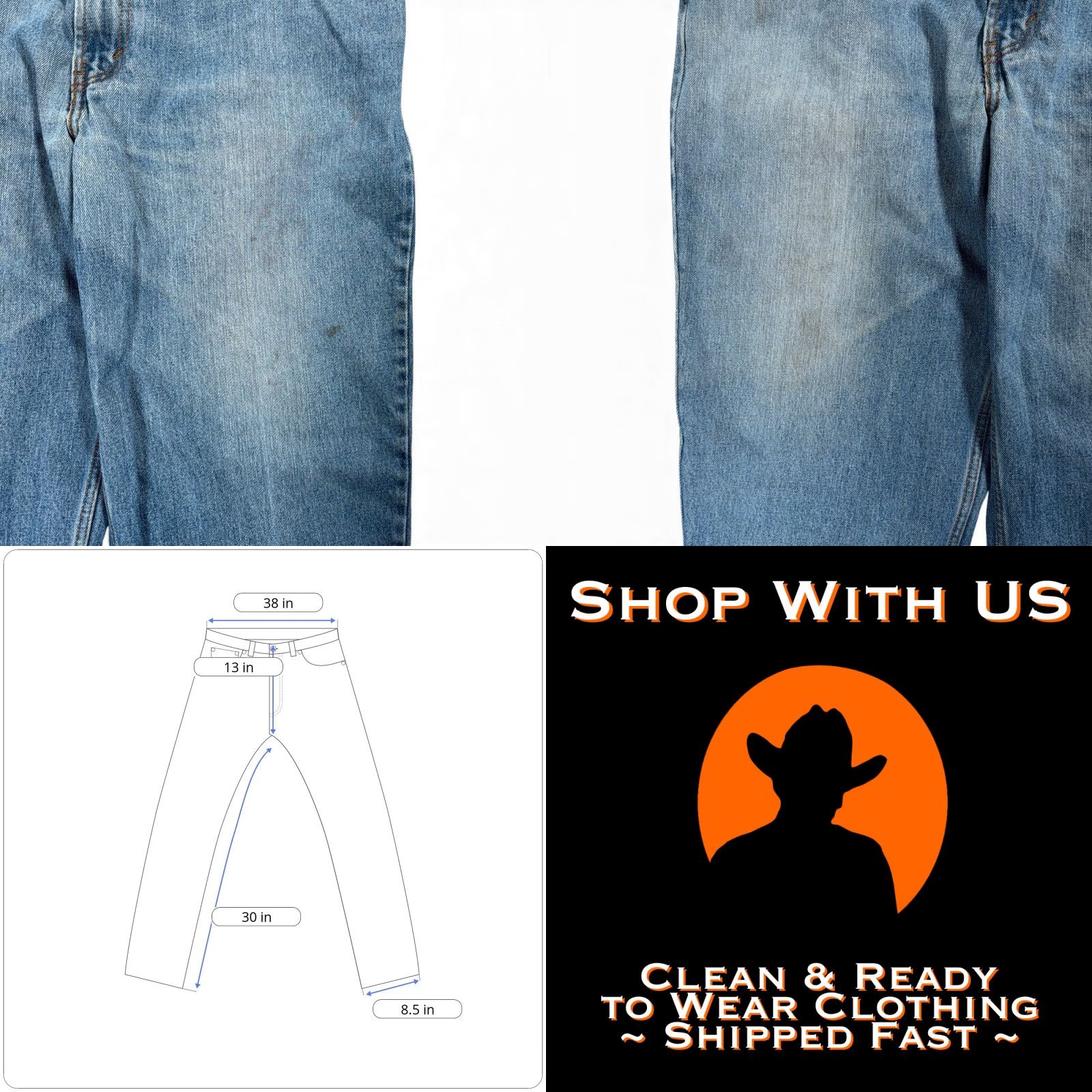 Levi's VINTAGE Levi's 560 Jeans Mens 38x30 Blue Medium Comfort Fit Tapered 90s Size US 38 / EU 54 - 8 Thumbnail