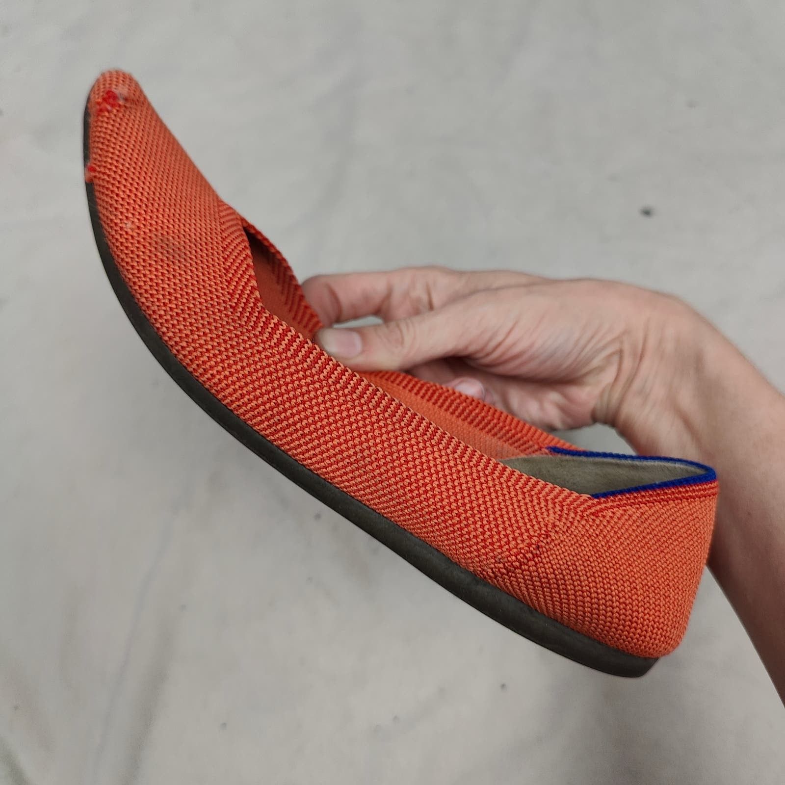 Other Rothy's The Point Flats Womens 6 Persimmon Orange Size US 6 / IT 36 - 5 Thumbnail