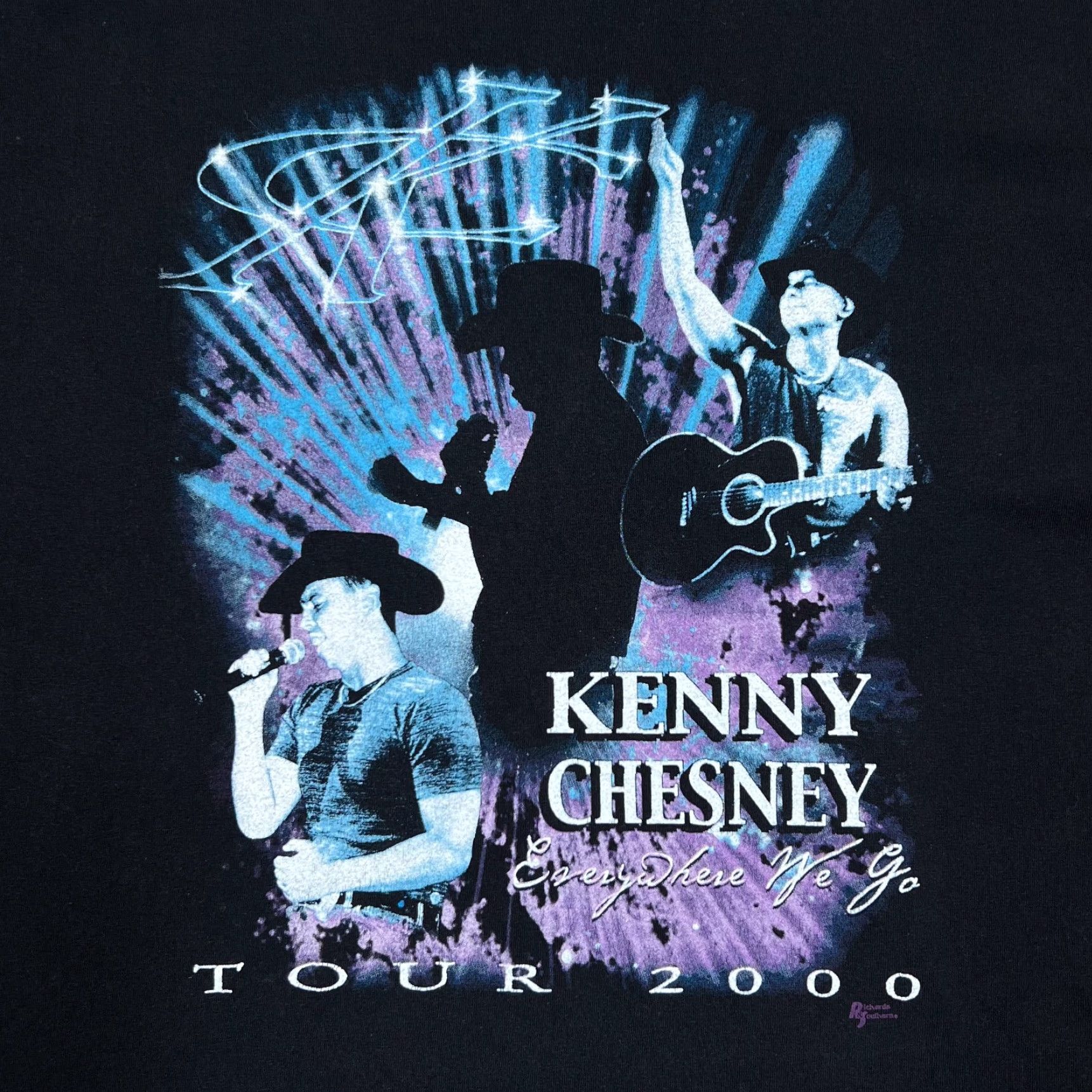 Vintage VINTAGE Kenny Chesney Everywhere We Go Tour 2000 Country Band T-Shirt XL Size US XL / EU 56 / 4 - 3 Thumbnail
