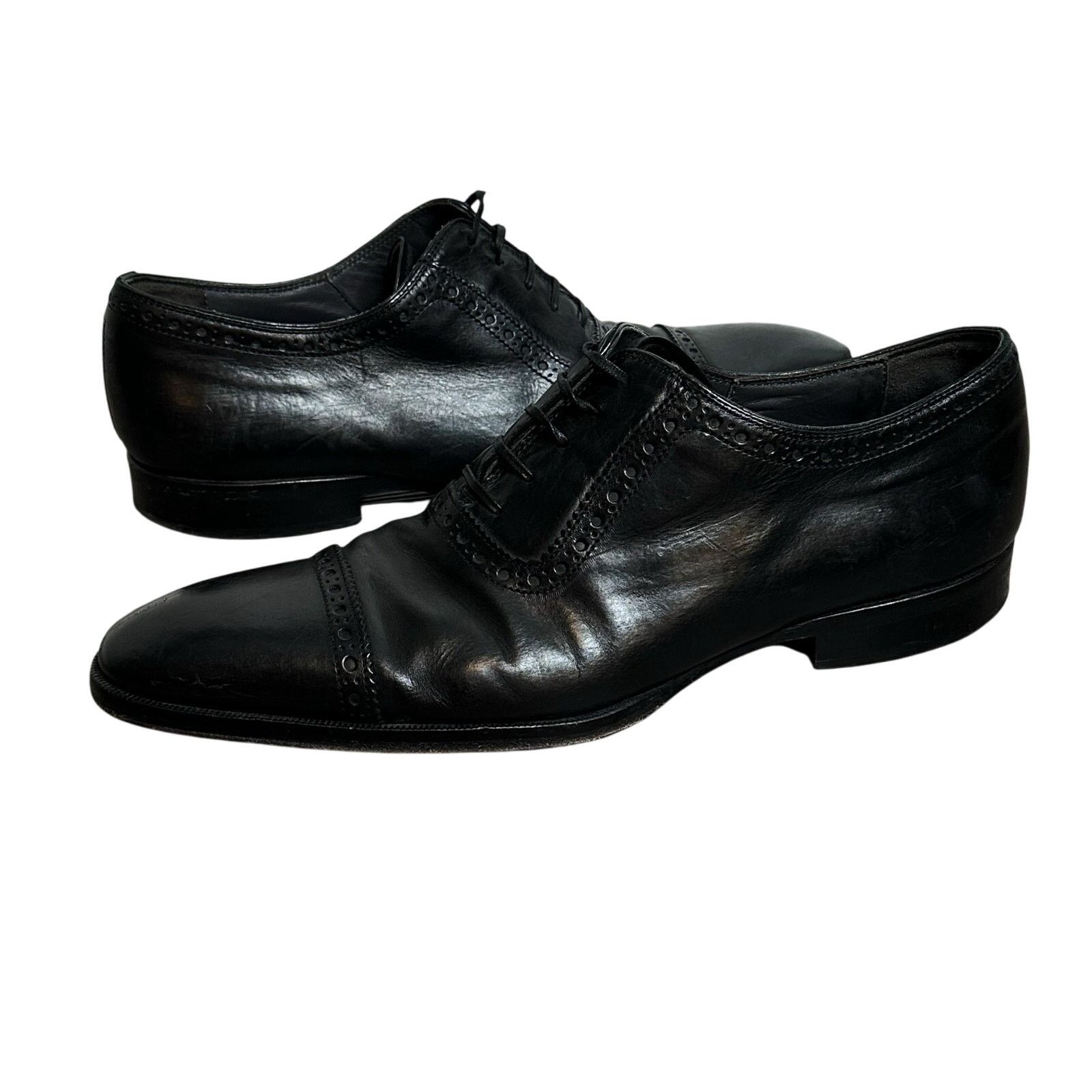 To Boot New York To Boot New York Brogued Cap Toe Oxford Leather Black Shoes Size US 8 / EU 41 - 5 Thumbnail
