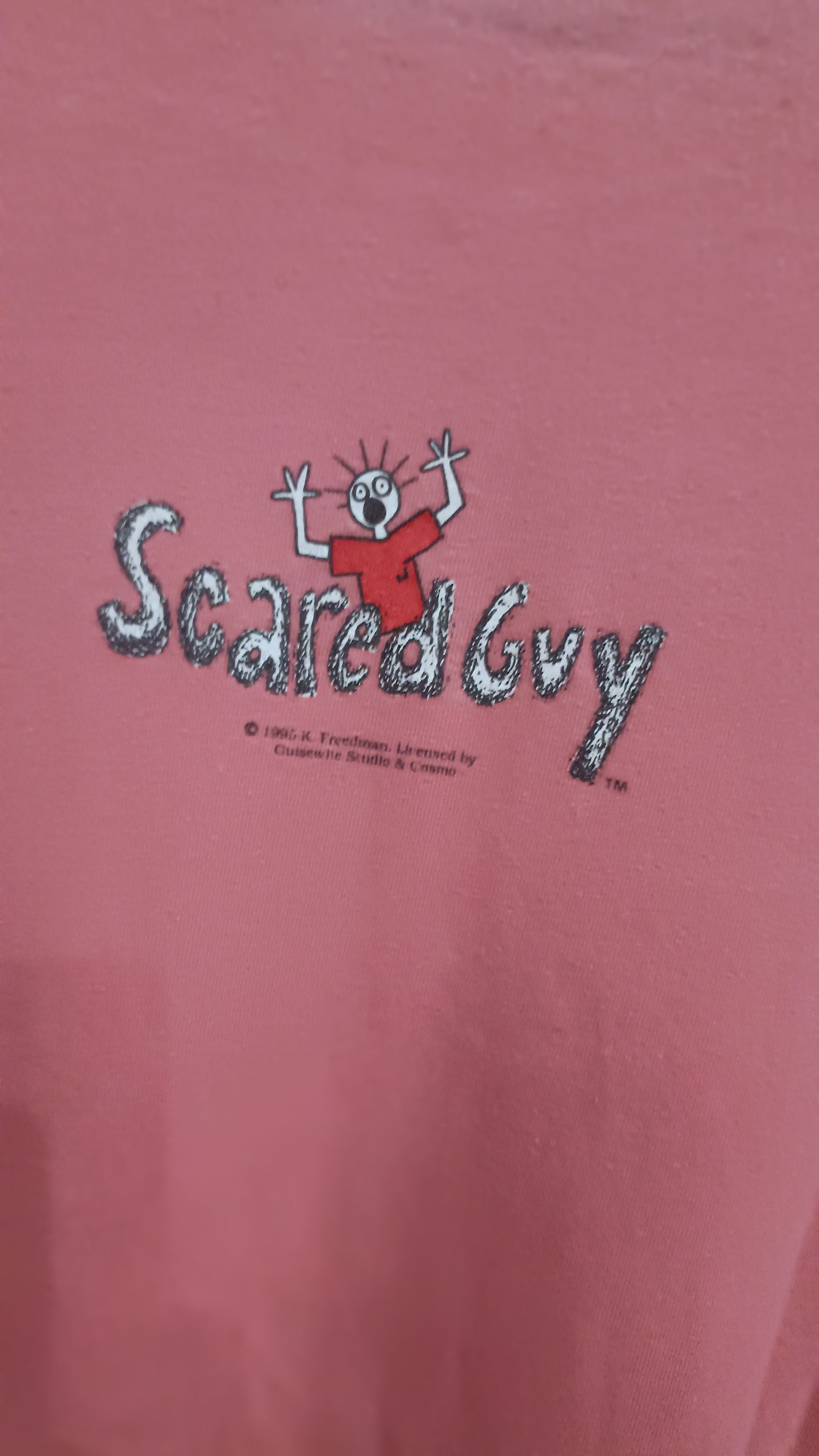 Levi's Vintage Clothing × Vintage 90's Levi's x scared guy pocket tee Size US M / EU 48-50 / 2 - 2 Thumbnail