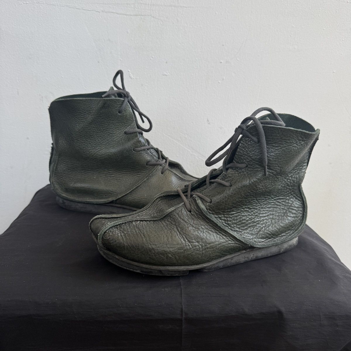 Trippen 00's Trippen Goblin Core Avant Garde Leather Boots Size US 8 / IT 38 - 4 Thumbnail