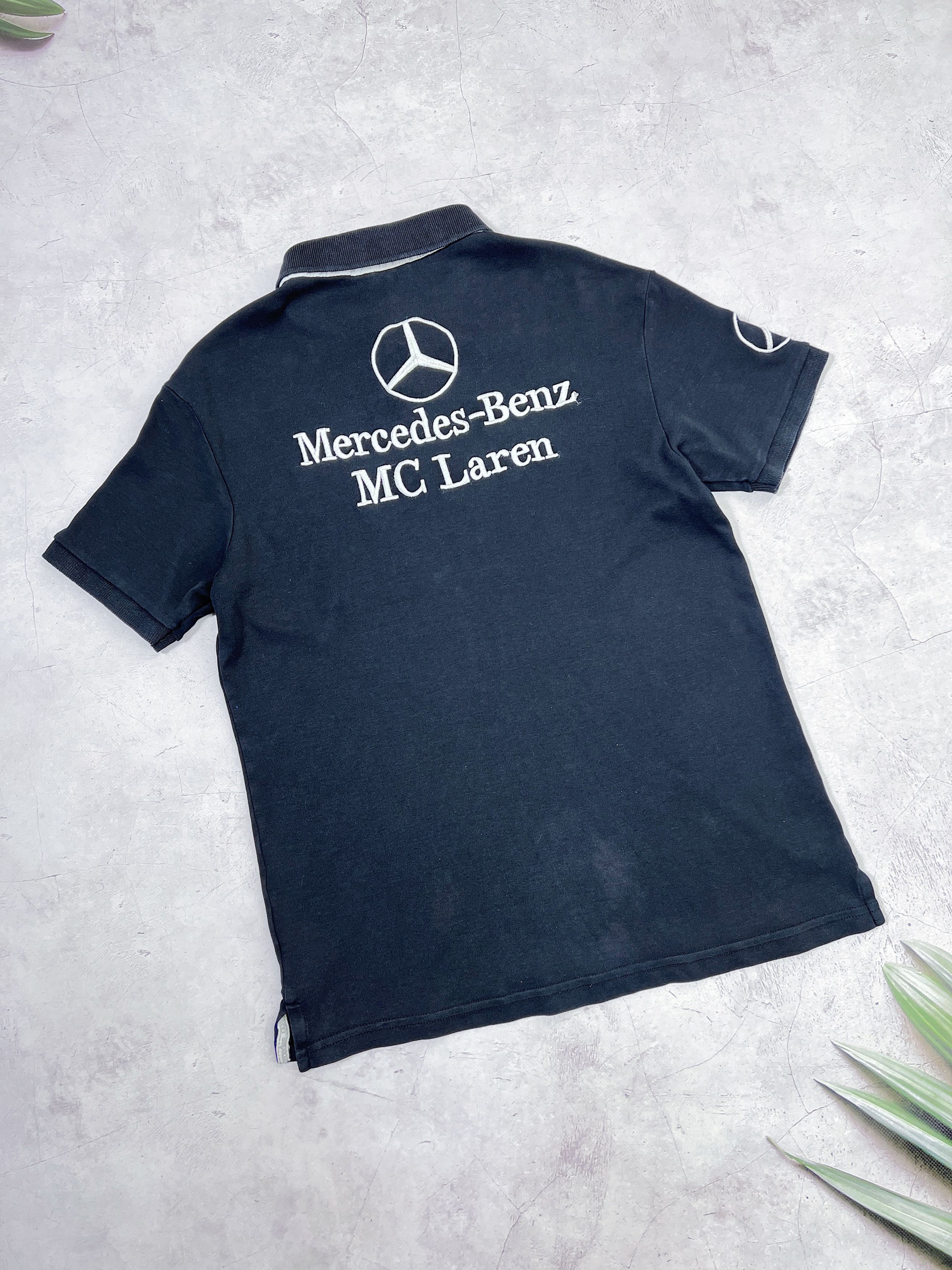 Mercedes-Benz × Vintage Vintage Mercedes Benz T-Shirt Embroided Big Logo Size US S / EU 44-46 / 1 - 17 Thumbnail
