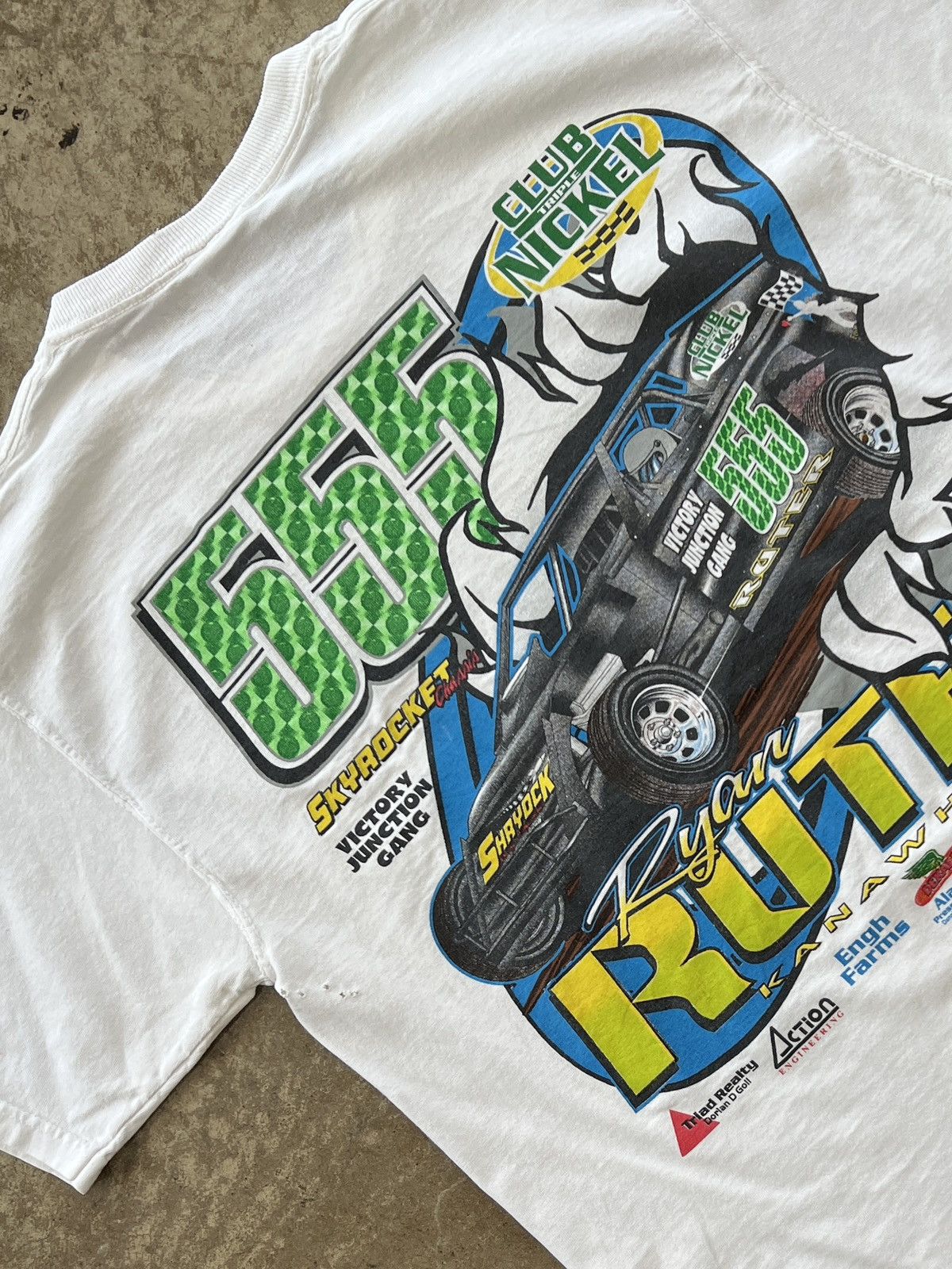 NASCAR Vintage NASCAR Ryan Ruter 555 Racing Tee Medium Size US M / EU 48-50 / 2 - 1 Thumbnail