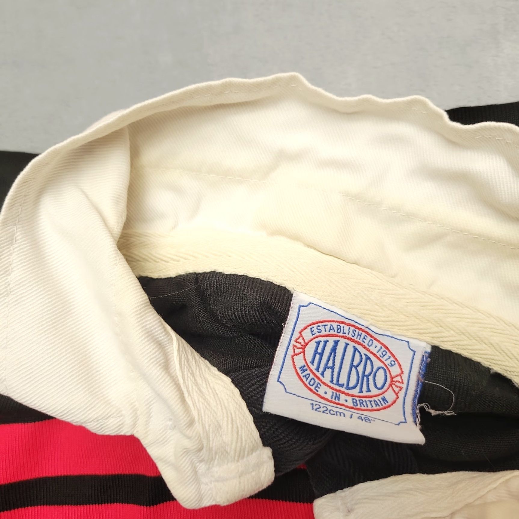 Vintage VINTAGE Halbro Rugby Shirt Mens XL Red Berlin Brandenburg Toulouse 2001 Britain Polo Jersey Long Sleeve Striped Size US XL / EU 56 / 4 - 3 Thumbnail