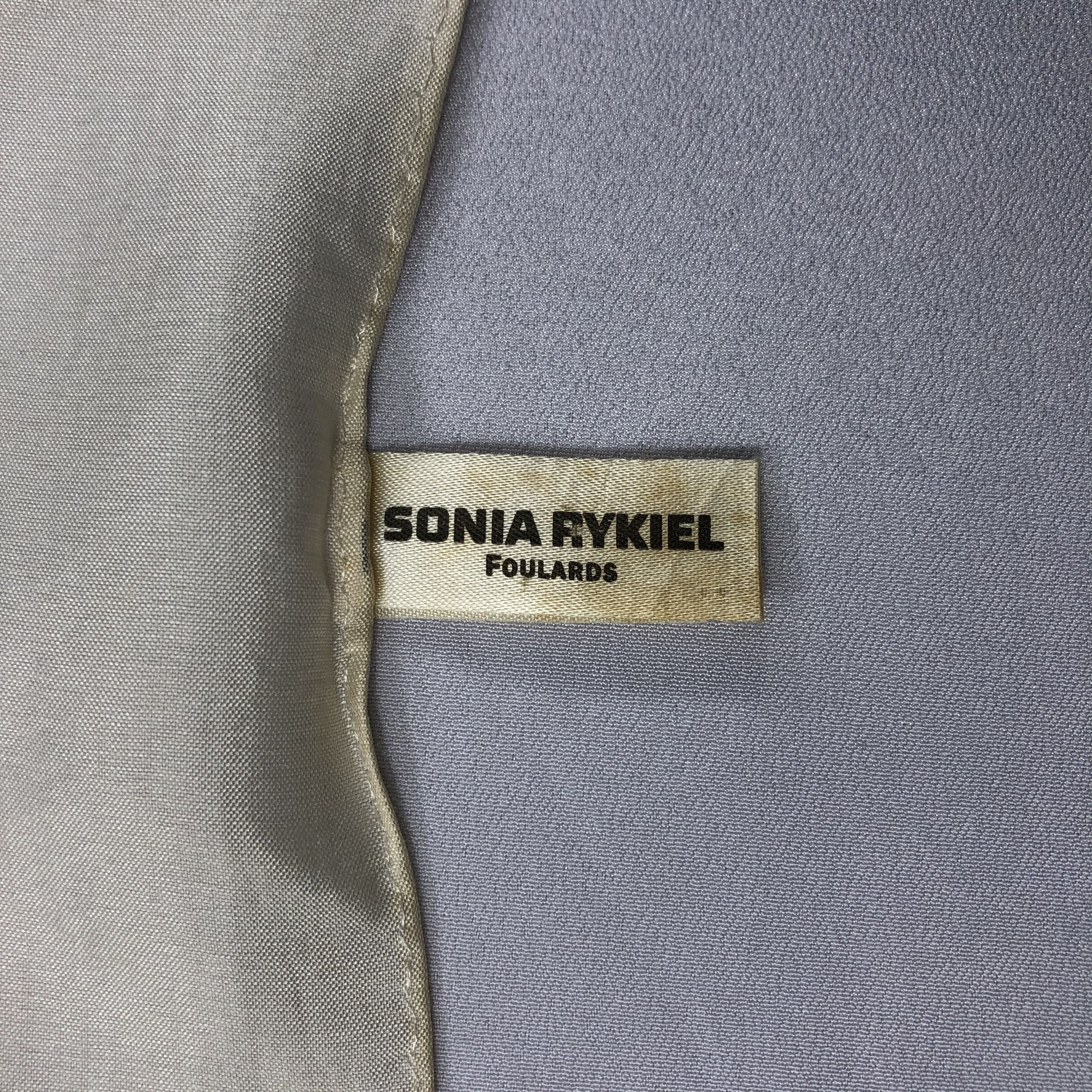 Sonia Rykiel × Vintage Vintage Sonia Rykiel Silk Scarf Size ONE SIZE - 6 Thumbnail