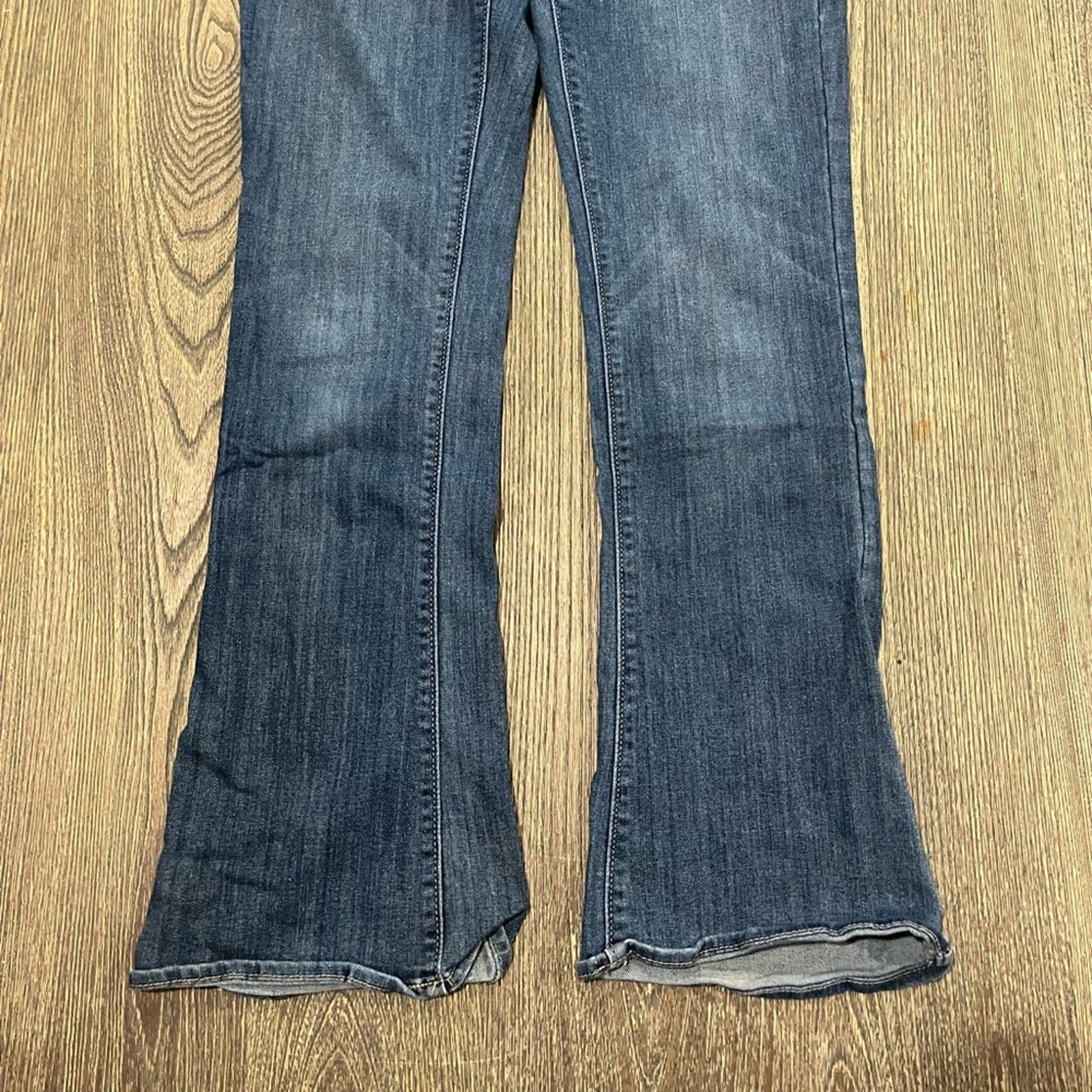 Vintage Simply Vera Wang Jeans Bootcut Mid Rise Medium Wash Size 2 Size 26" / US 2 / IT 38 - 6 Thumbnail