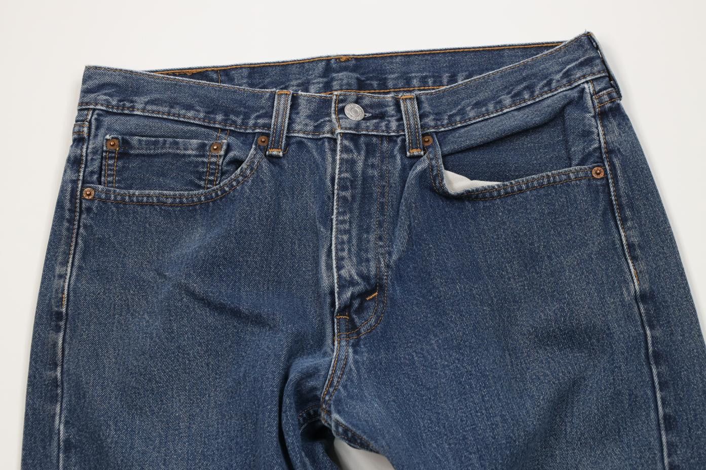 Levi's Vintage Y2K Levis 505 Regular Fit Straight Leg Denim Jeans Size US 34 / EU 50 - 2 Thumbnail