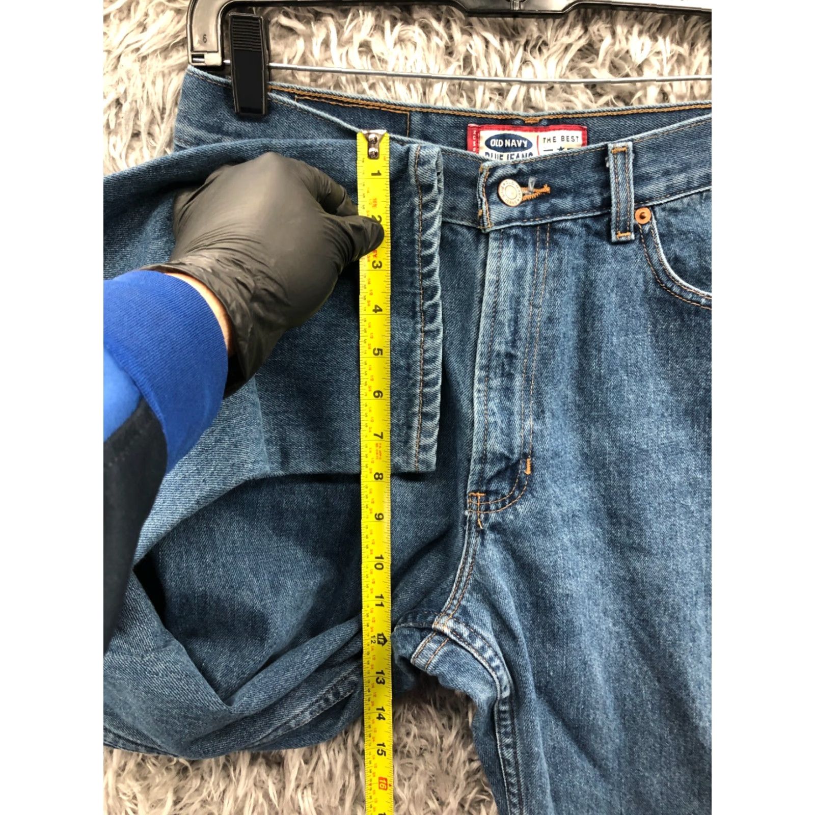 Old Navy Old Navy High Rise Straight Jeans Womens Size 10 Medium Wash Blue Size 32" / US 10 / IT 46 - 4 Thumbnail