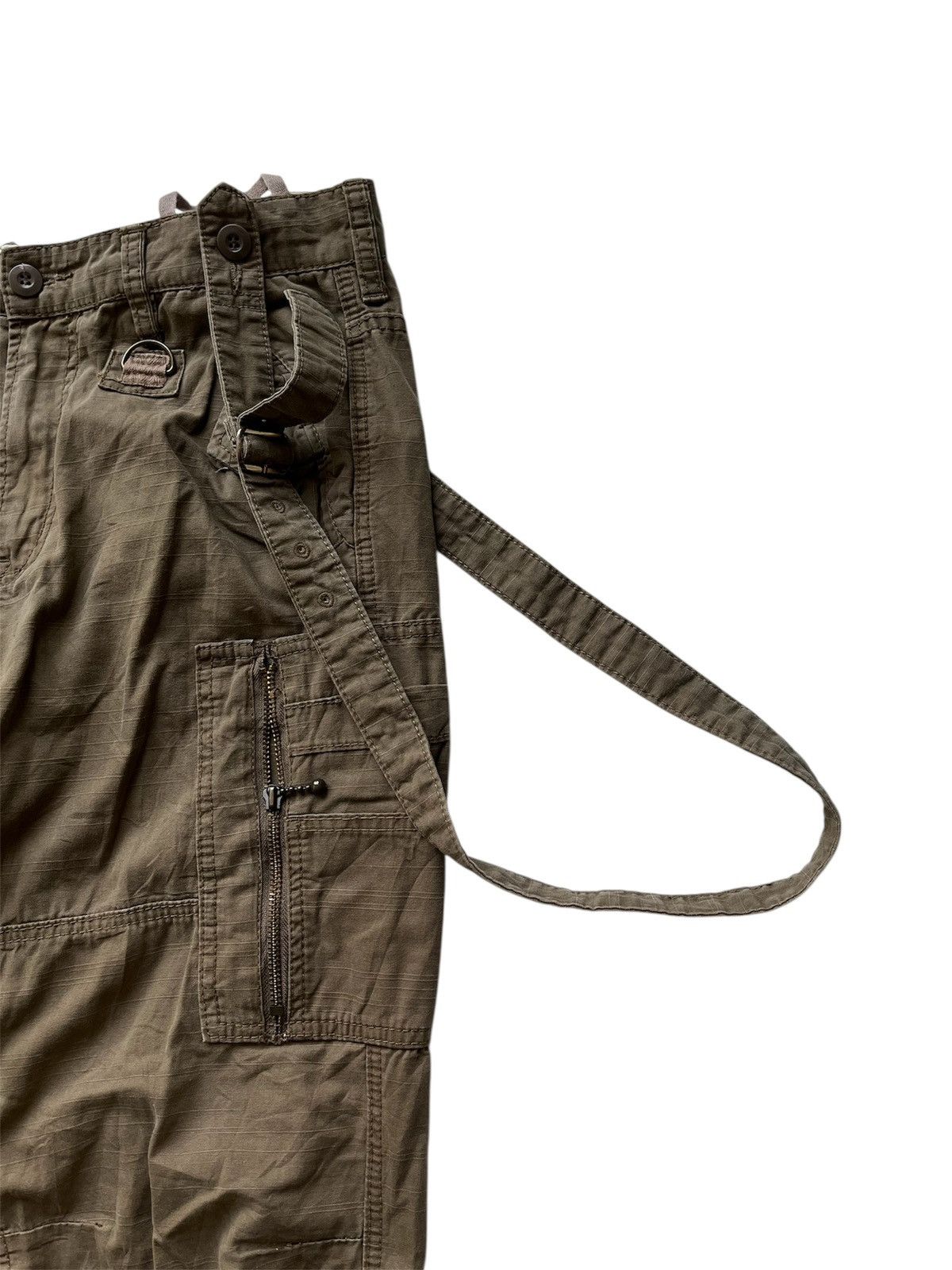 14th Addiction Vintage Japanese Reproduction Suspender Trousers Size US 31 - 4 Thumbnail