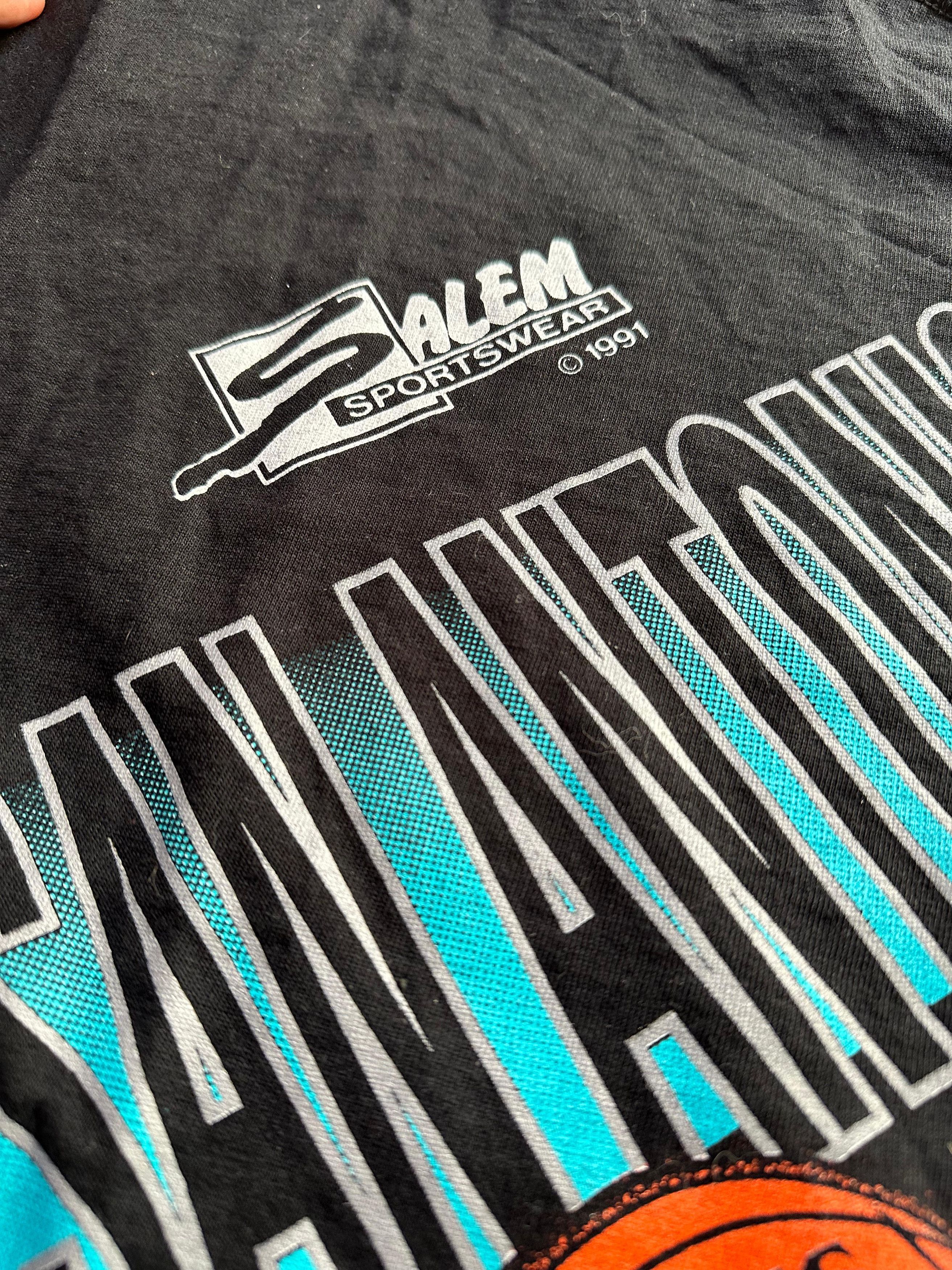 Salem Sportswear 90s Rare NBA San Antonio Spurs 1991 Vintage Shirt Size US L / EU 52-54 / 3 - 5 Thumbnail