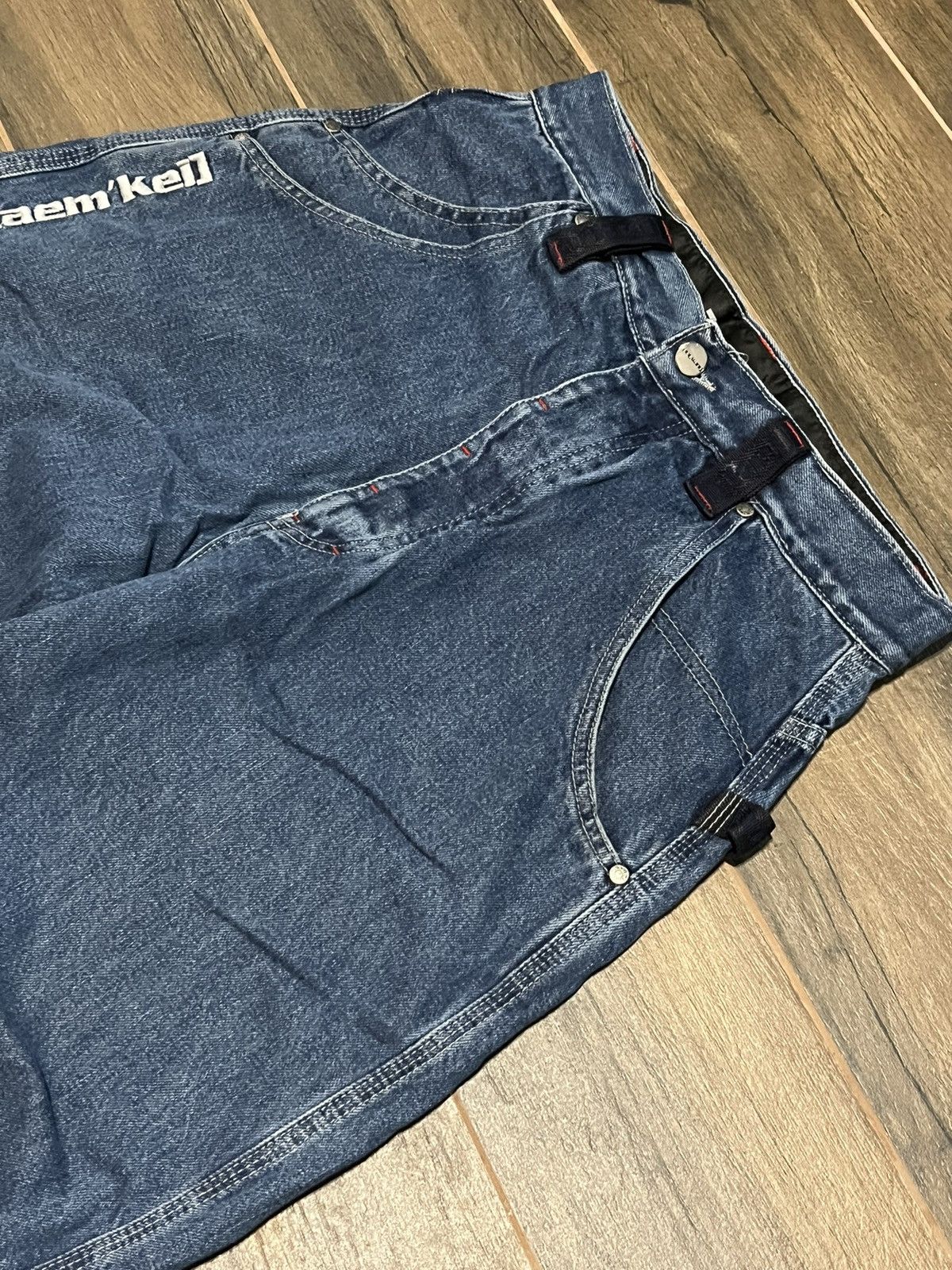 Japanese Brand × Vintage Vintage AEM’KEI Japanese Baggy Pants southpole Style Size US 32 / EU 48 - 3 Thumbnail
