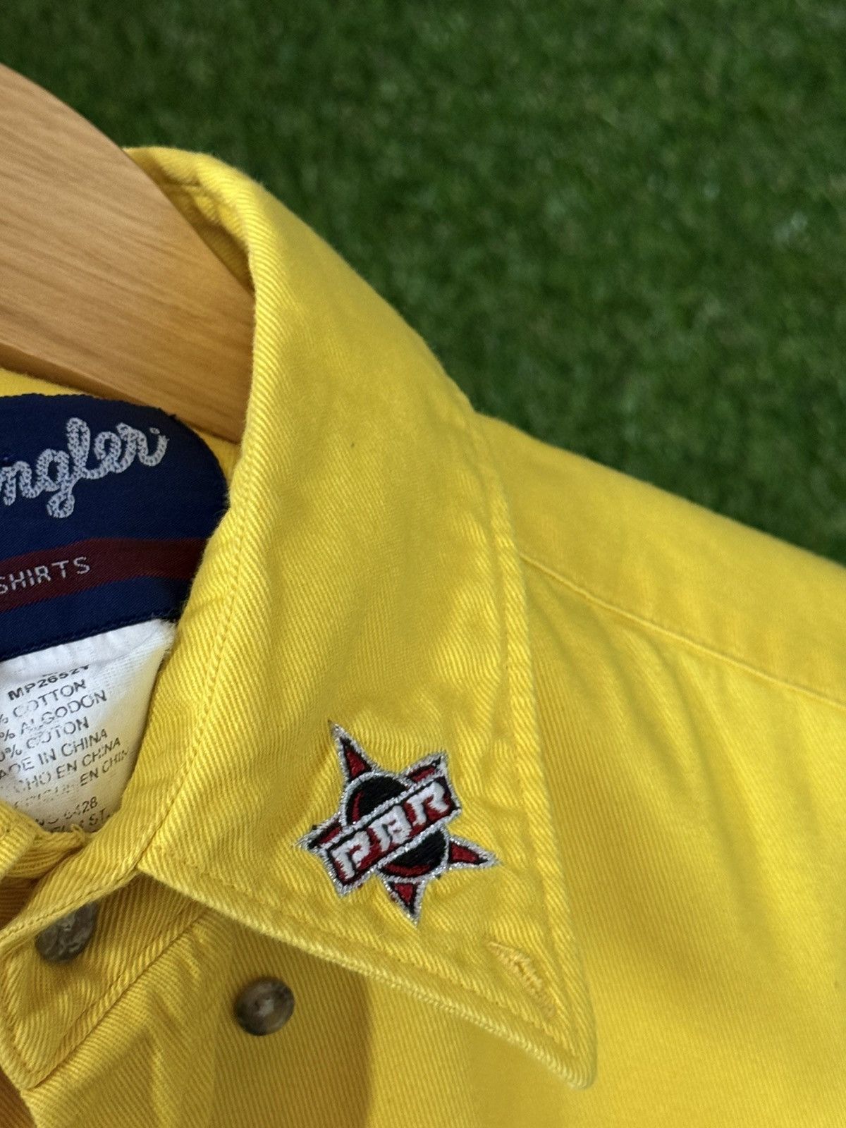 Wrangler Vintage Wrangler Bull Rider Yellow 90s Cowboy Western Shirt Size US M / EU 48-50 / 2 - 4 Thumbnail
