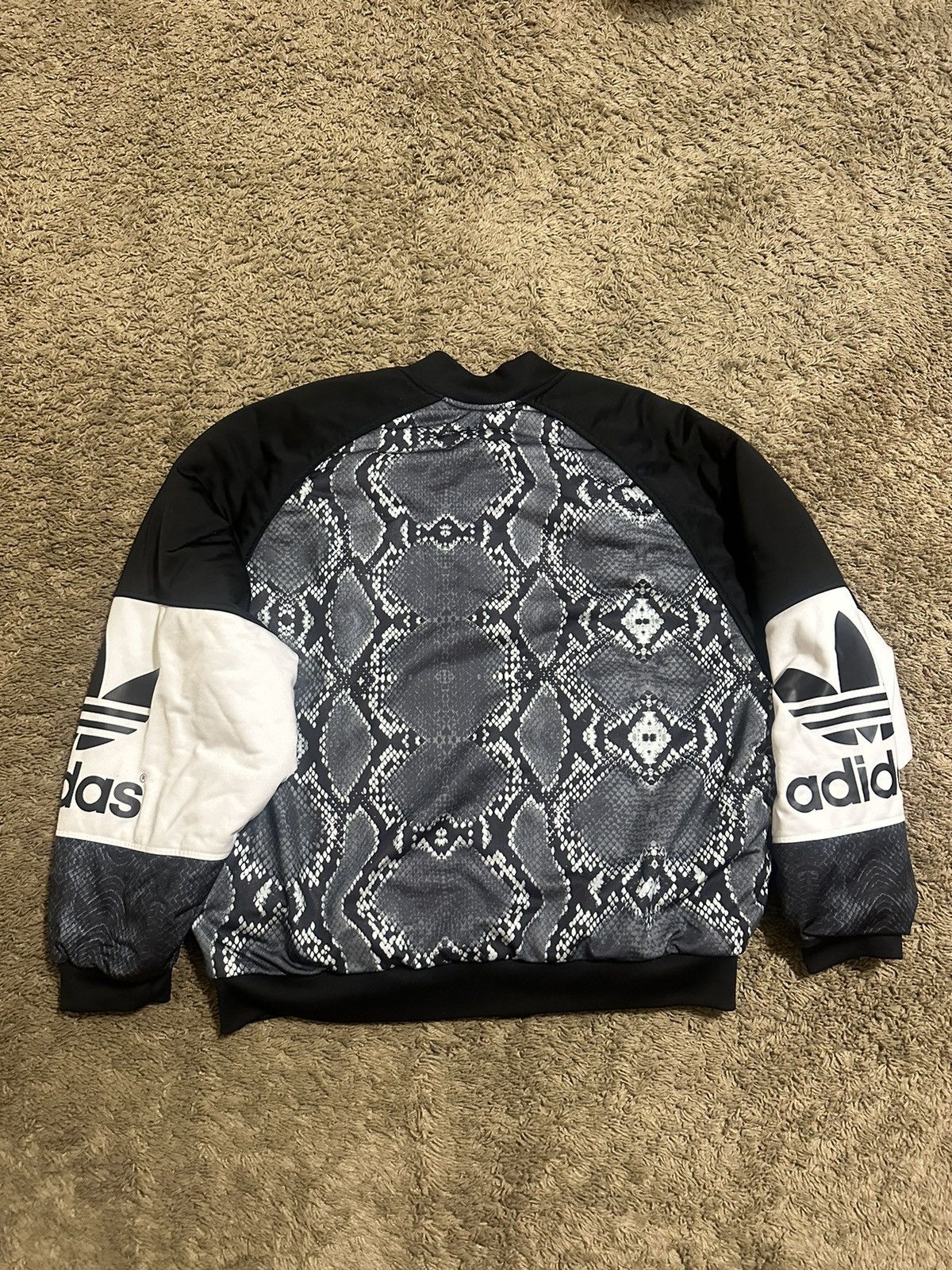 Adidas × Vintage Vintage Adidas woman’s Triple black jacket 00s size XL Size XL / US 12-14 / IT 48-50 - 6 Thumbnail
