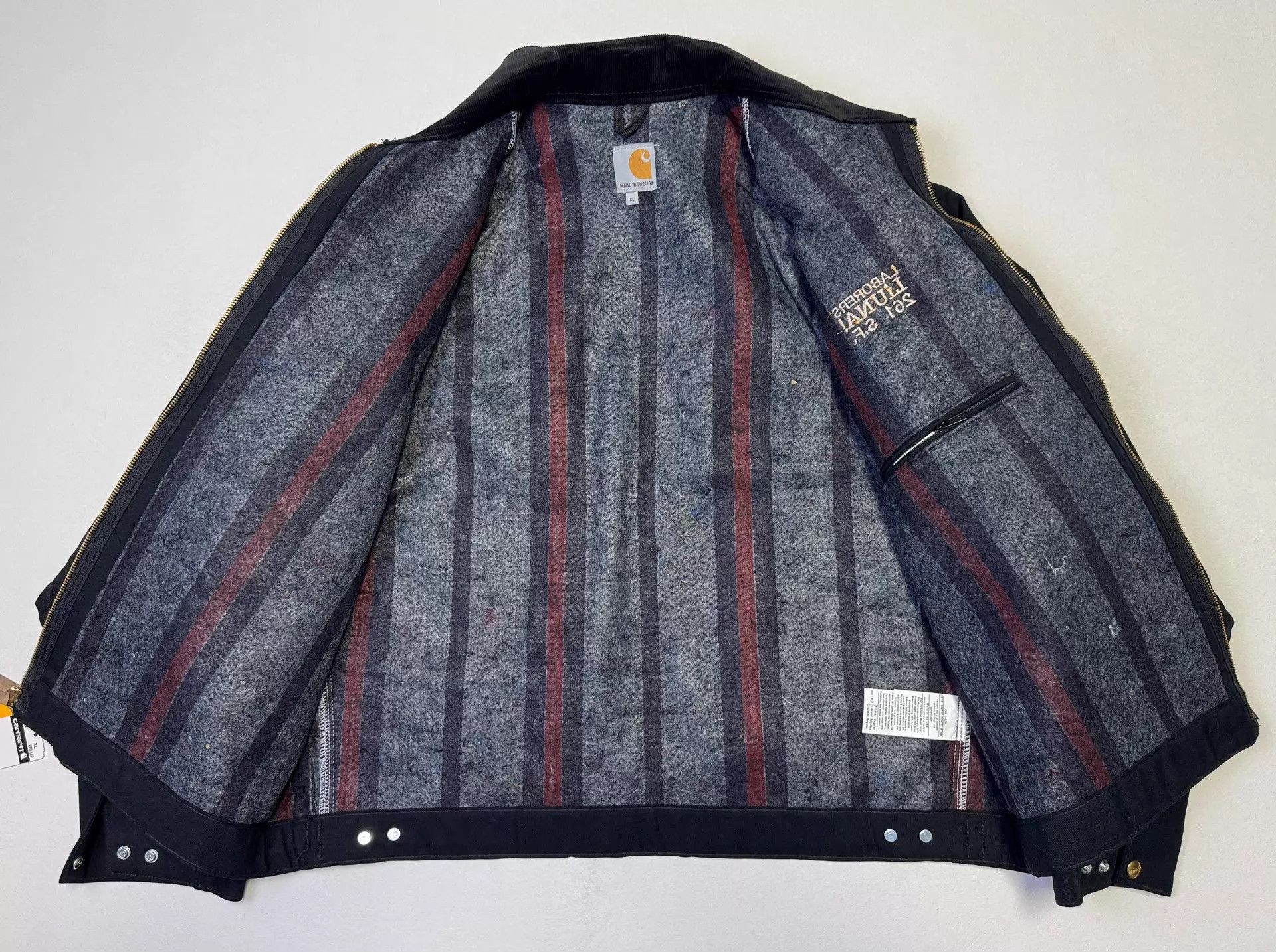 Carhartt Vintage Carhartt J001 Detroit Jacket XL Black Size US XL / EU 56 / 4 - 4 Thumbnail