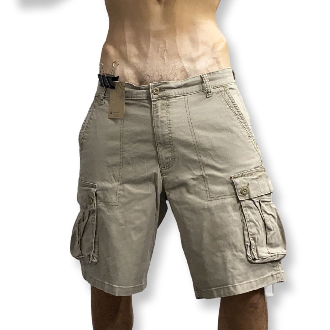 Lee Lee Men’s Beige Cargo Shorts Size 33 Size US 33 - 1 Thumbnail