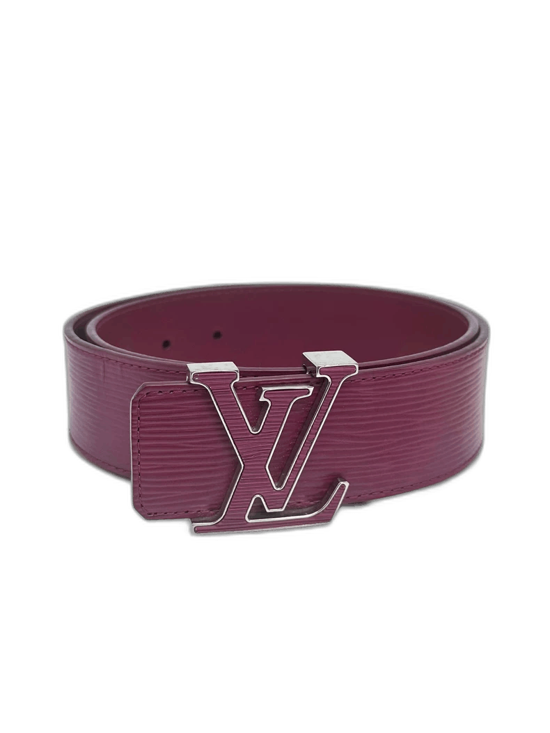 Louis Vuitton Louis Vuitton Pink Leather Belt 4CM Size ONE SIZE - 1 Thumbnail