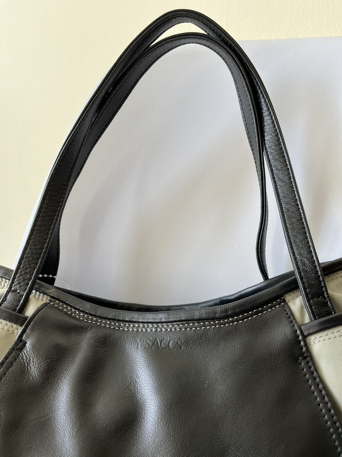 Yohji Yamamoto Y’SACCS by Yohji Yamamoto Nylon Leather Water Proof Size ONE SIZE - 2 Thumbnail