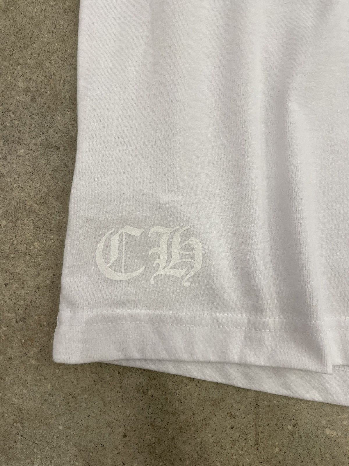 Chrome Hearts Chrome Hearts Purple Script Logo Tee White Size US L / EU 52-54 / 3 - 2 Thumbnail