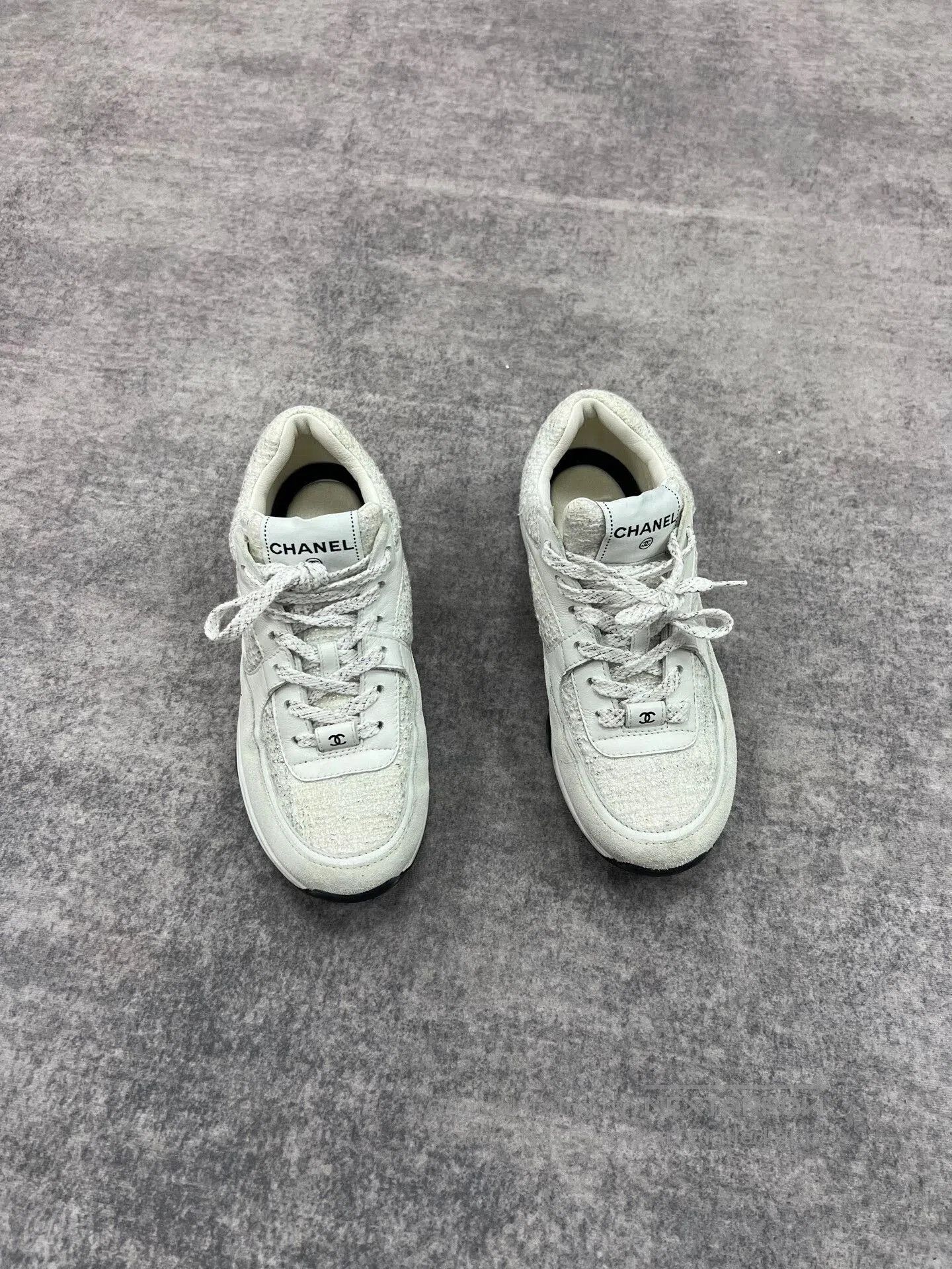 Chanel Chanel White Double C Athletic Sneakers. Size US 6 / IT 36 - 2 Thumbnail
