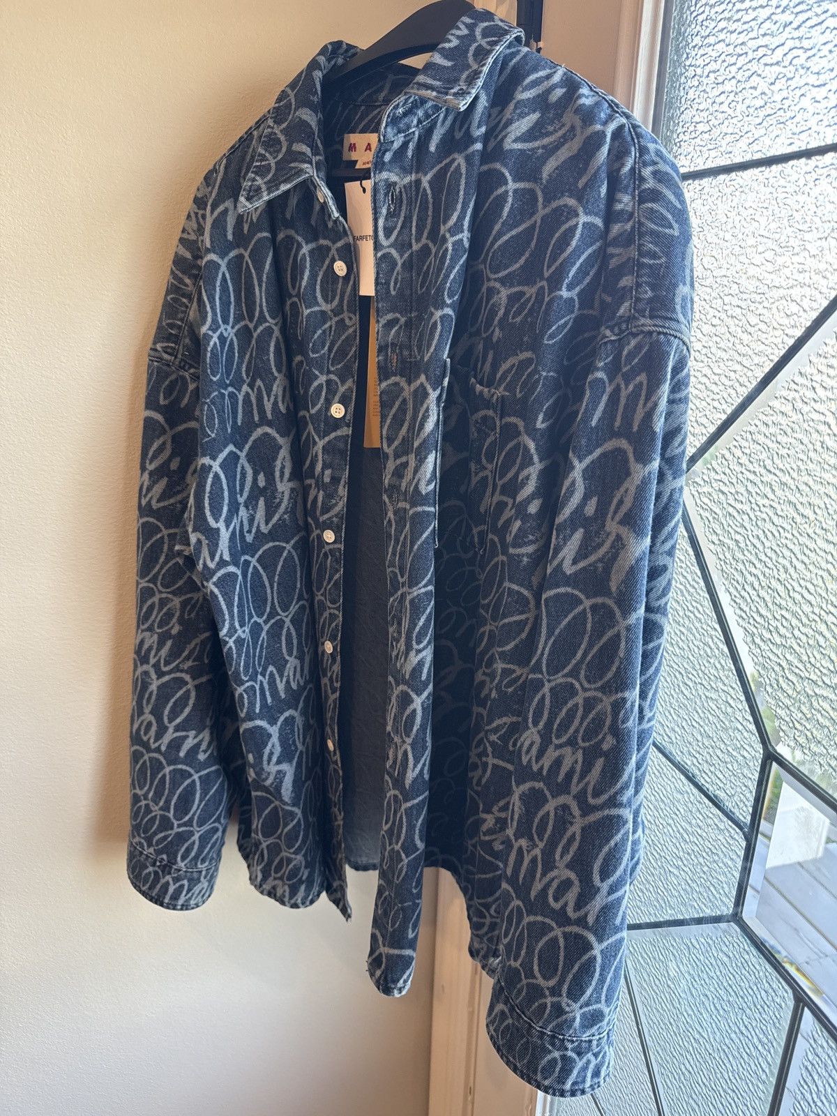 Marni Marni Bleached Echoed Lasered Light Denim Size Large Size US L / EU 52-54 / 3 - 3 Thumbnail