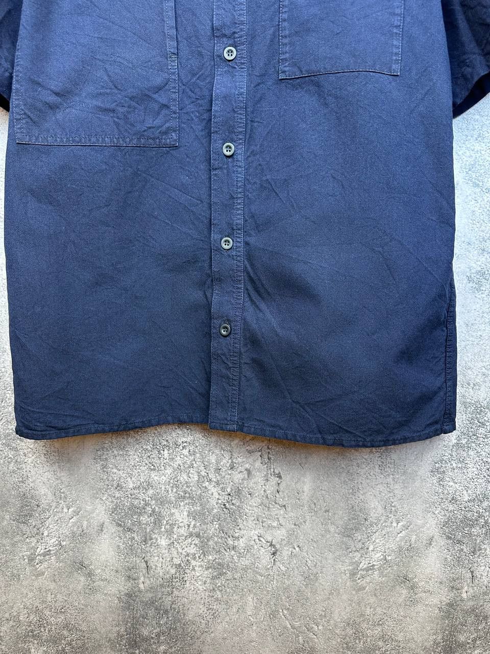 Private White V.C. Private White V.C. “Shirting” Navy Short-Sleeve Shirt Size US L / EU 52-54 / 3 - 7 Thumbnail