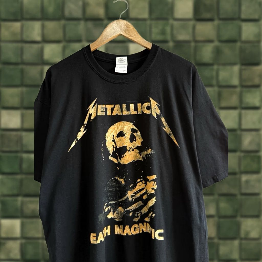 Vintage METALLICA DEATH MAGNETIC 2009 BAND TEES ROCK SHIRT T-SHIRT BLACK COTON SIZE XL Size US XL / EU 56 / 4 - 1 Thumbnail