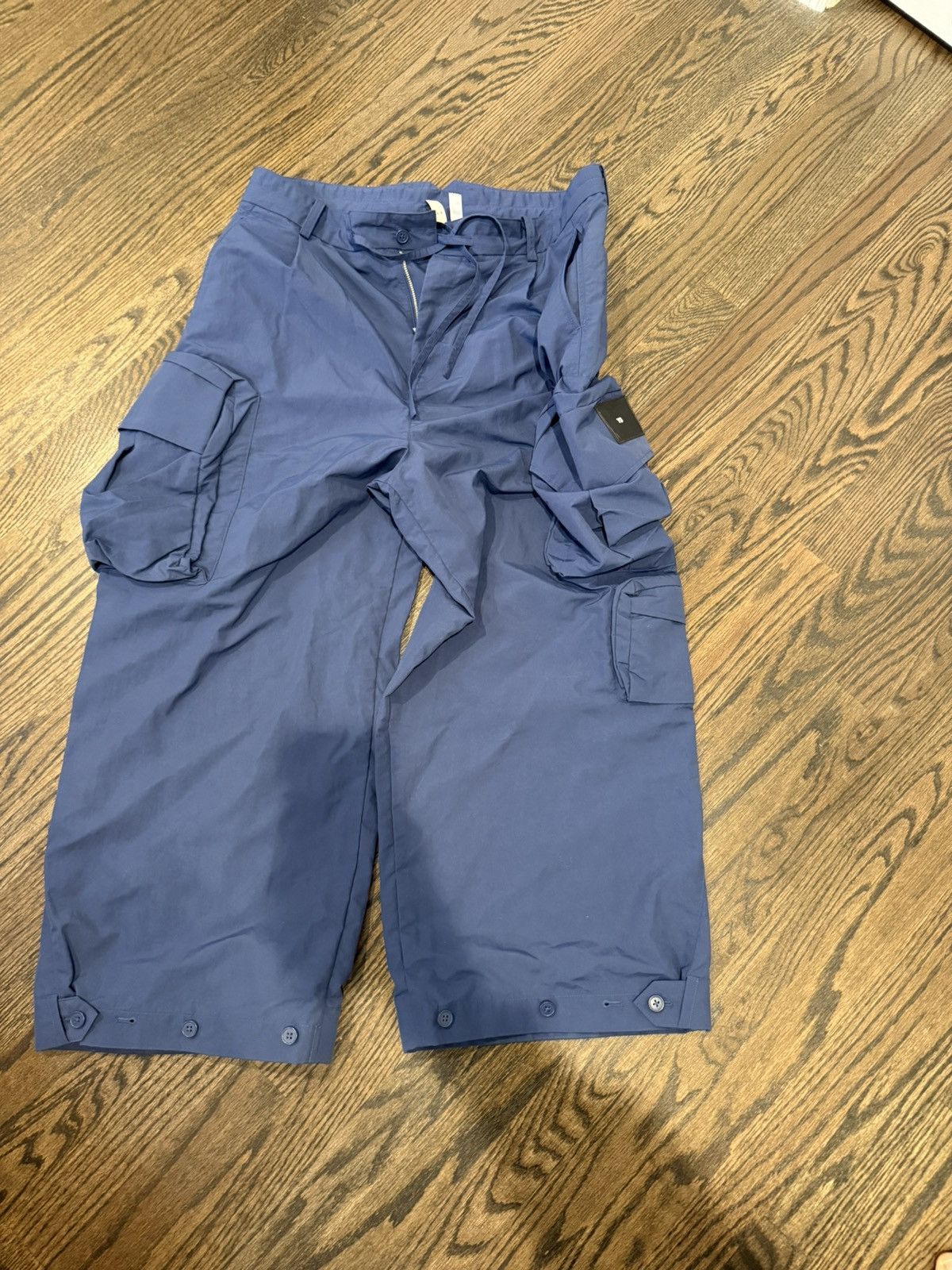 Y-3 Y-3 navy baggy cargo Size US 32 / EU 48 - 3 Thumbnail