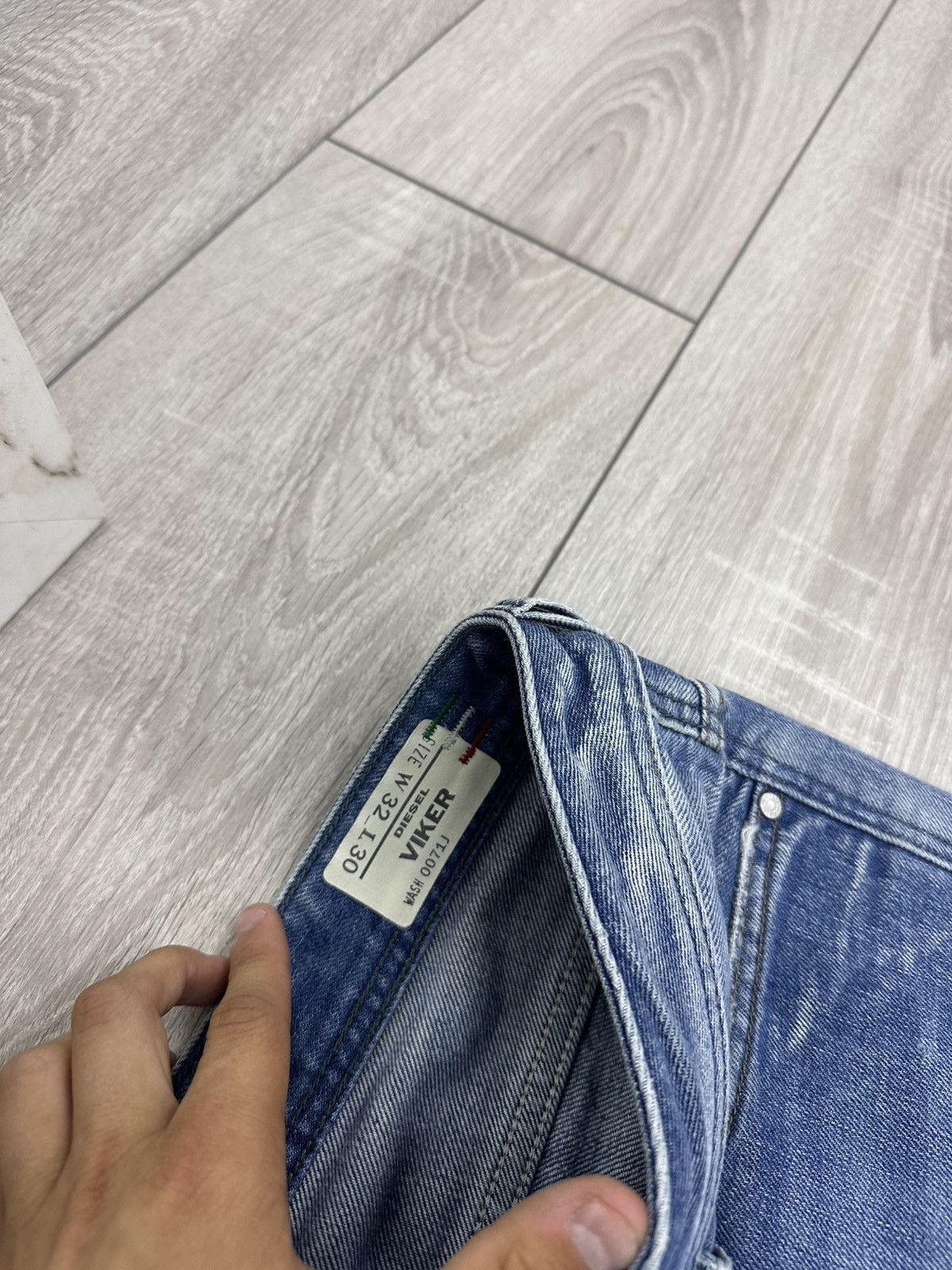Diesel Diesel Distressed Washed Y2K Baggy Wide Avantgarde Jeans Size US 32 / EU 48 - 9 Thumbnail