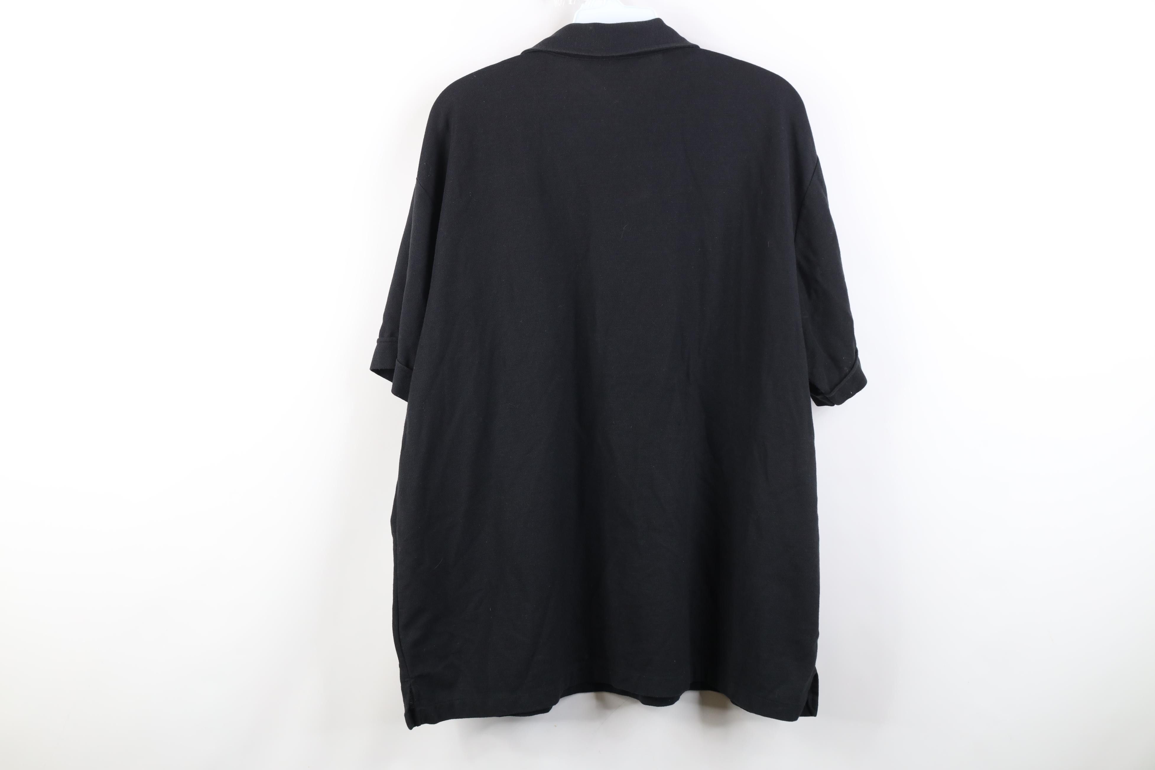 Vintage Vtg 70s 80s Streetwear Knit Collared Golf Polo Shirt Black Size US XL / EU 56 / 4 - 12 Thumbnail