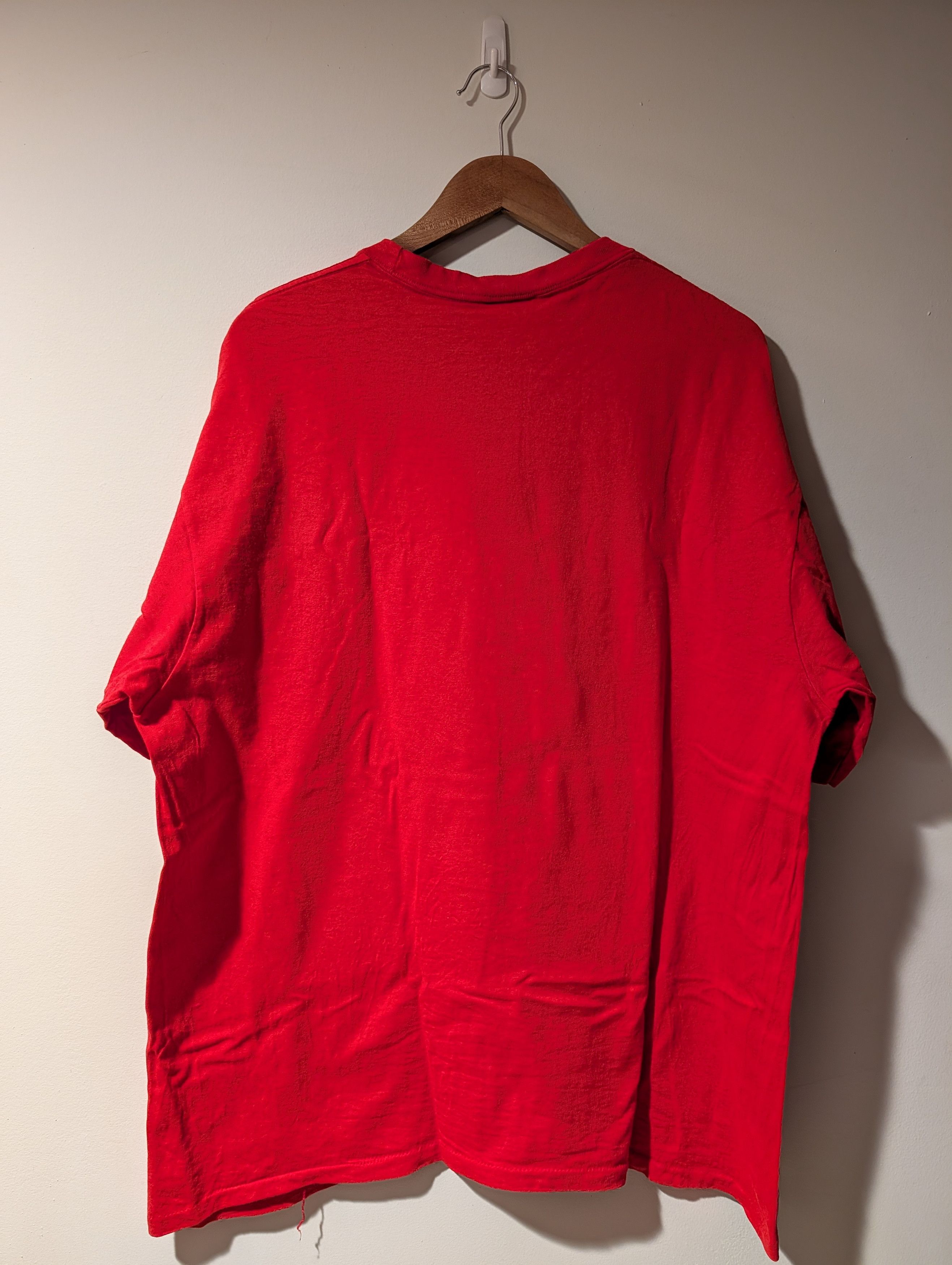 Nutmeg Vintage 90s Phillies MLB Baseball Nutmeg Red X-Large T-Shirt Size US XL / EU 56 / 4 - 8 Thumbnail