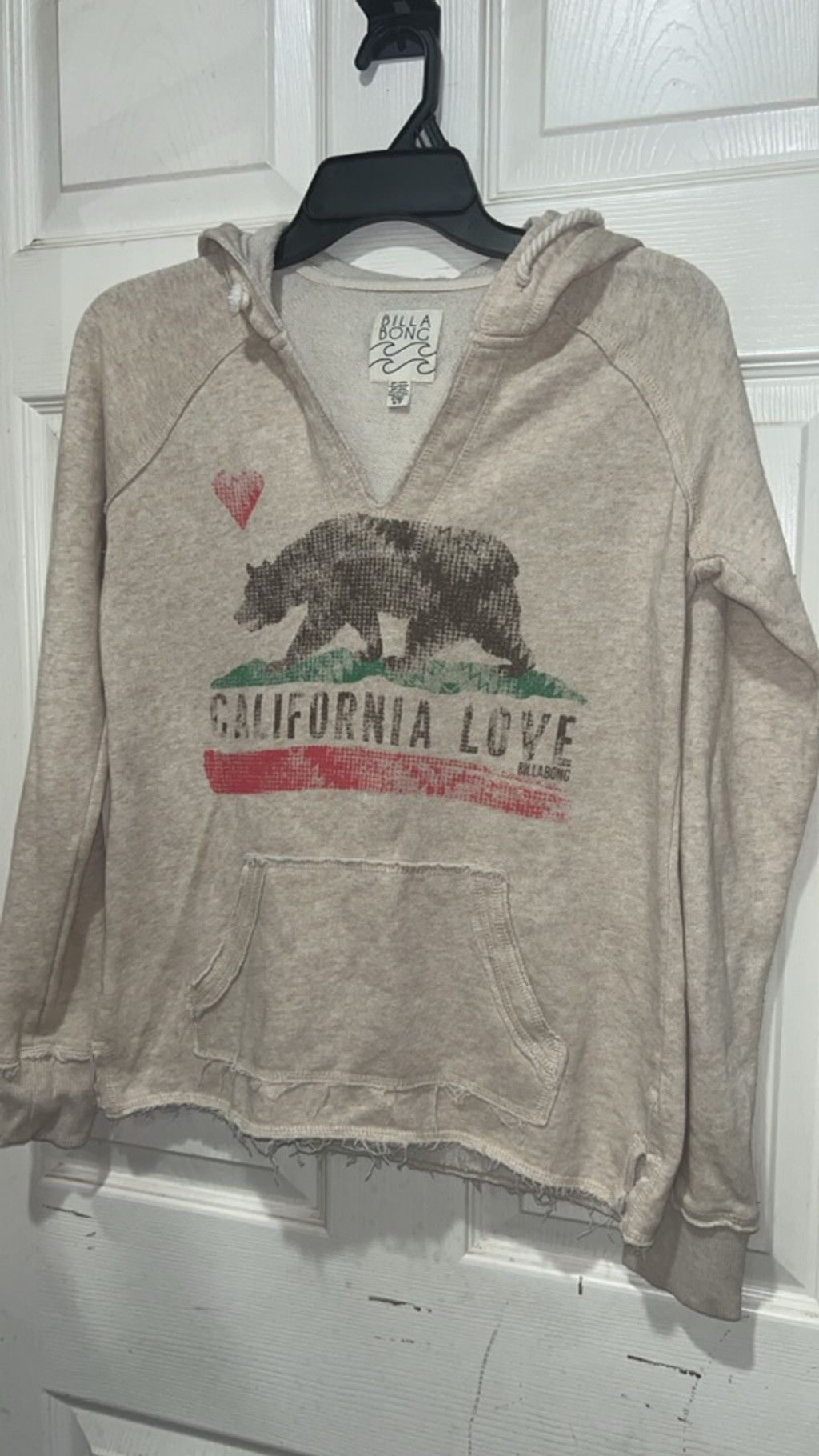 Billabong Women's Billabong California Love Hoodie S Beige Brown Size S / US 4 / IT 40 - 2 Thumbnail
