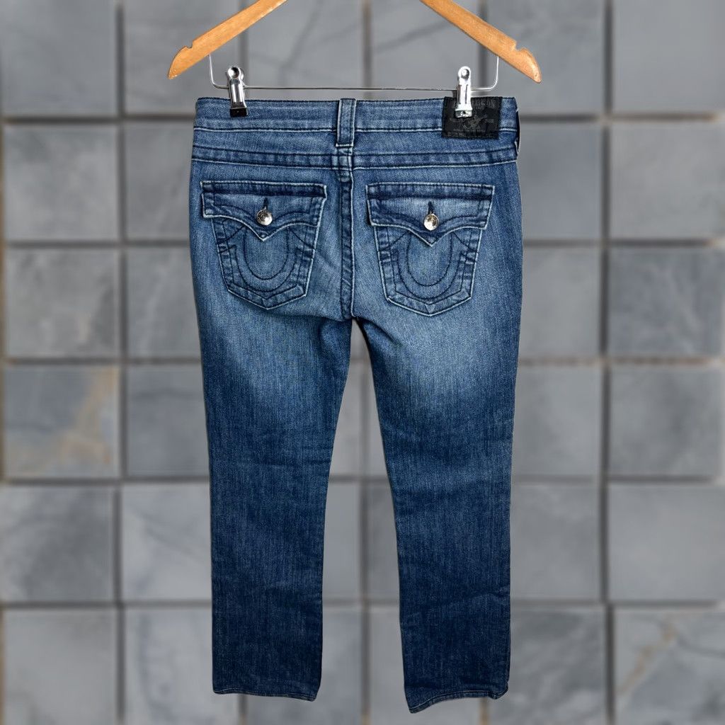 True Religion True Religion Jeans Womens Size 27 Billy Low Rise Belt Loops Denim 3655 USA Made Ready to Wear Size 27" / US 4 / IT 40 - 1 Thumbnail