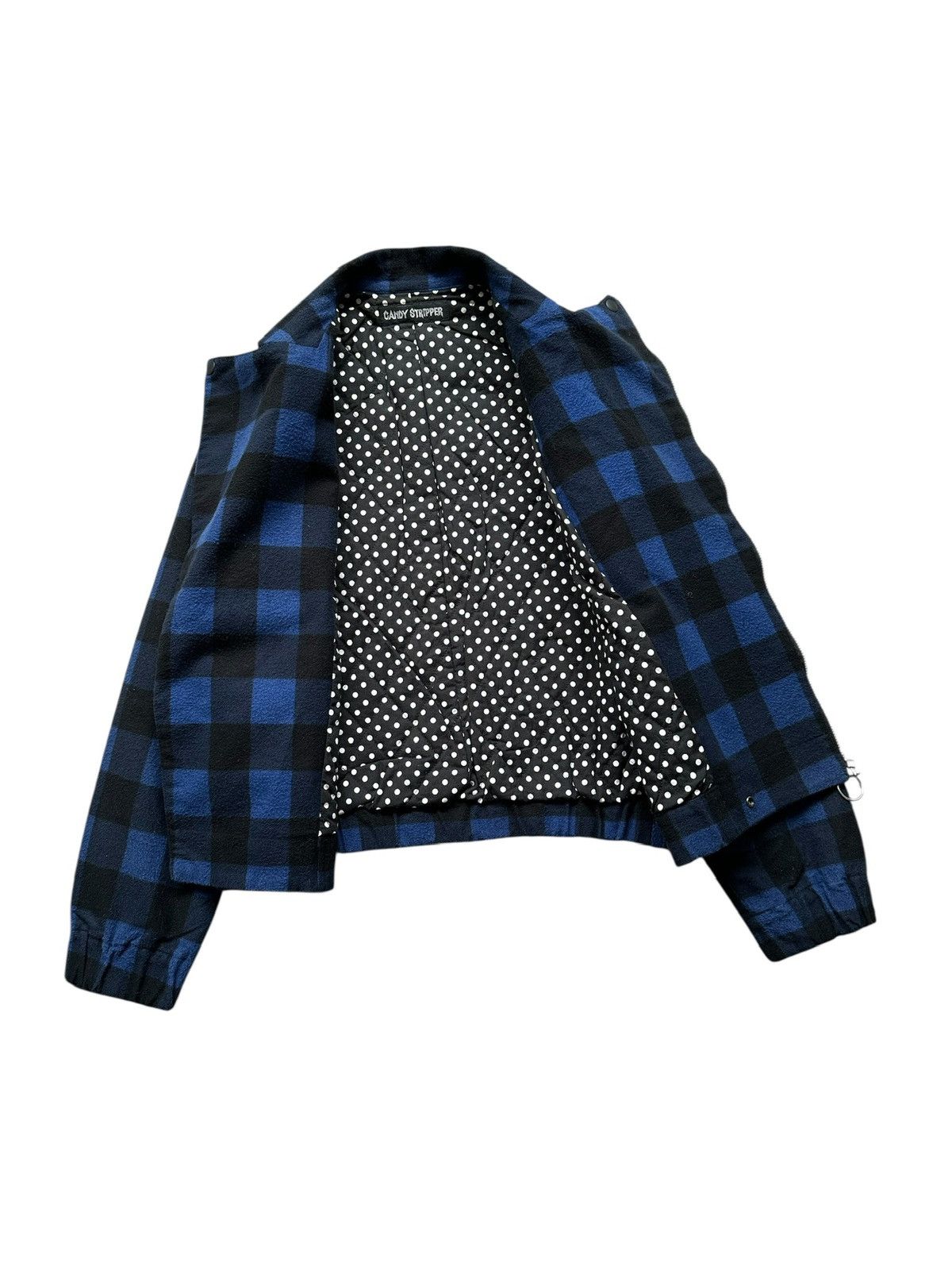 Hysteric Glamour 🔥 Cyberpunk 🔥00's Candy Stripper plaid punk jacket Size US M / EU 48-50 / 2 - 5 Thumbnail