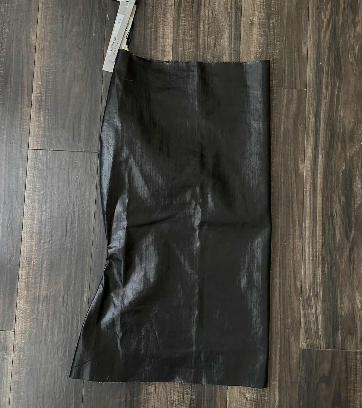 image of Rick Owens Athena Tank Top in Leather, Women's (Size XS)