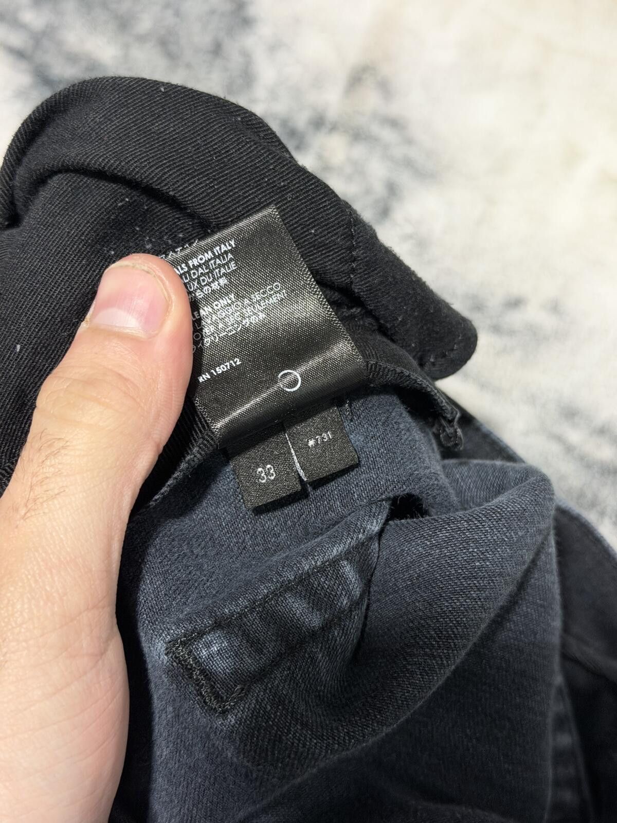 Amiri Amiri Pirate Artpatch Black Denim - Sz33 Size US 33 - 5 Thumbnail