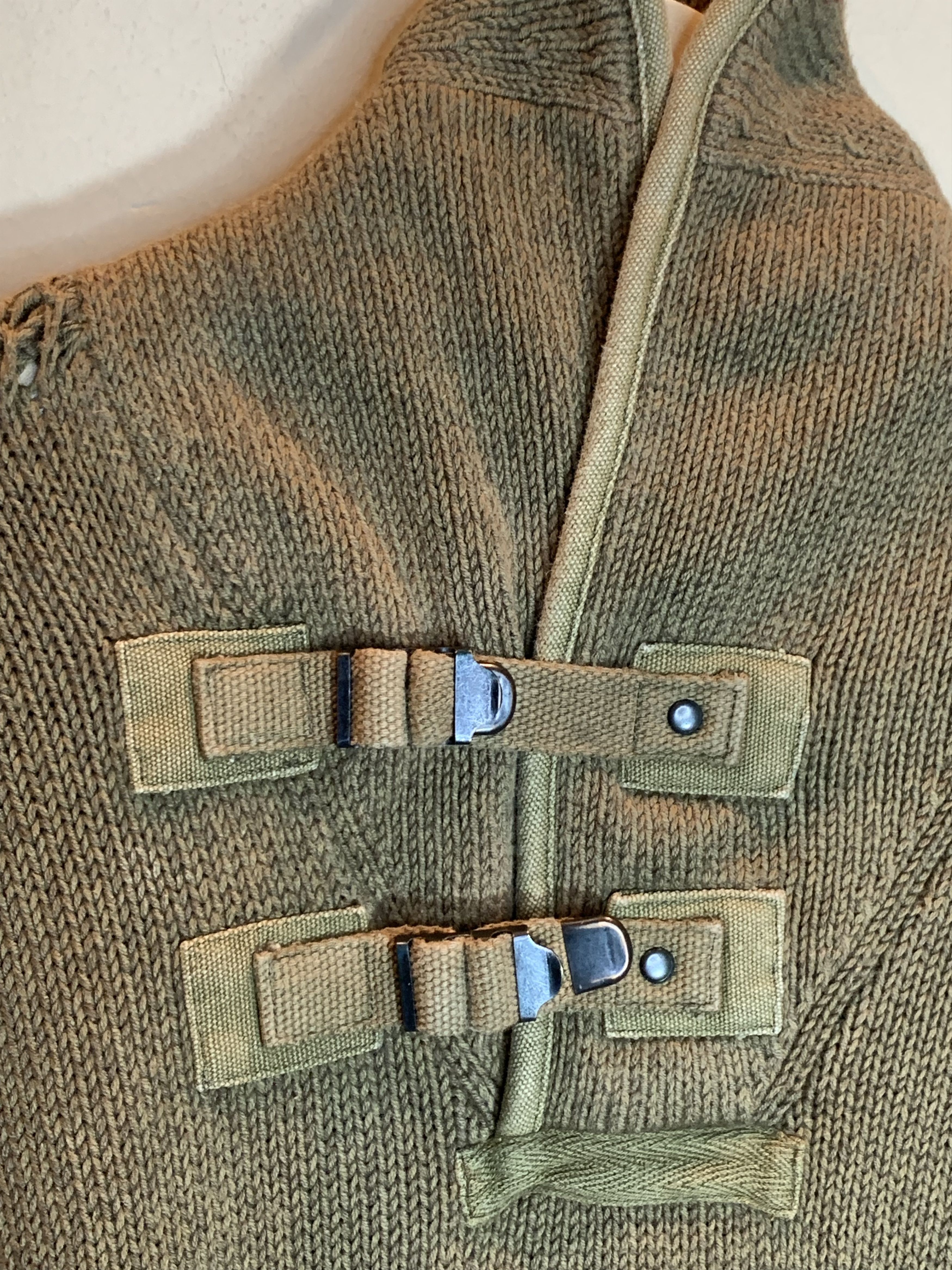 Polo Ralph Lauren RARE* Vintage Polo Ralph Lauren Military Buckle Knit Sweater Size US M / EU 48-50 / 2 - 6 Thumbnail